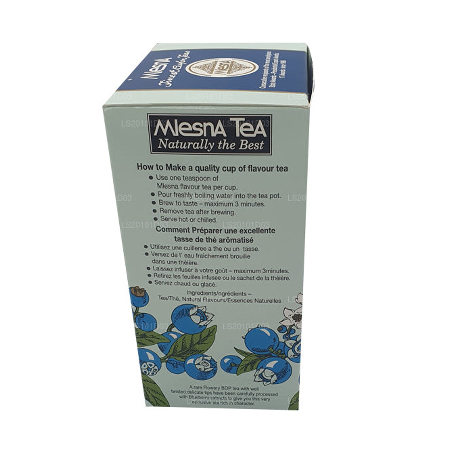 Mlesna Blueberry BOP Yaprak Çay (200g)