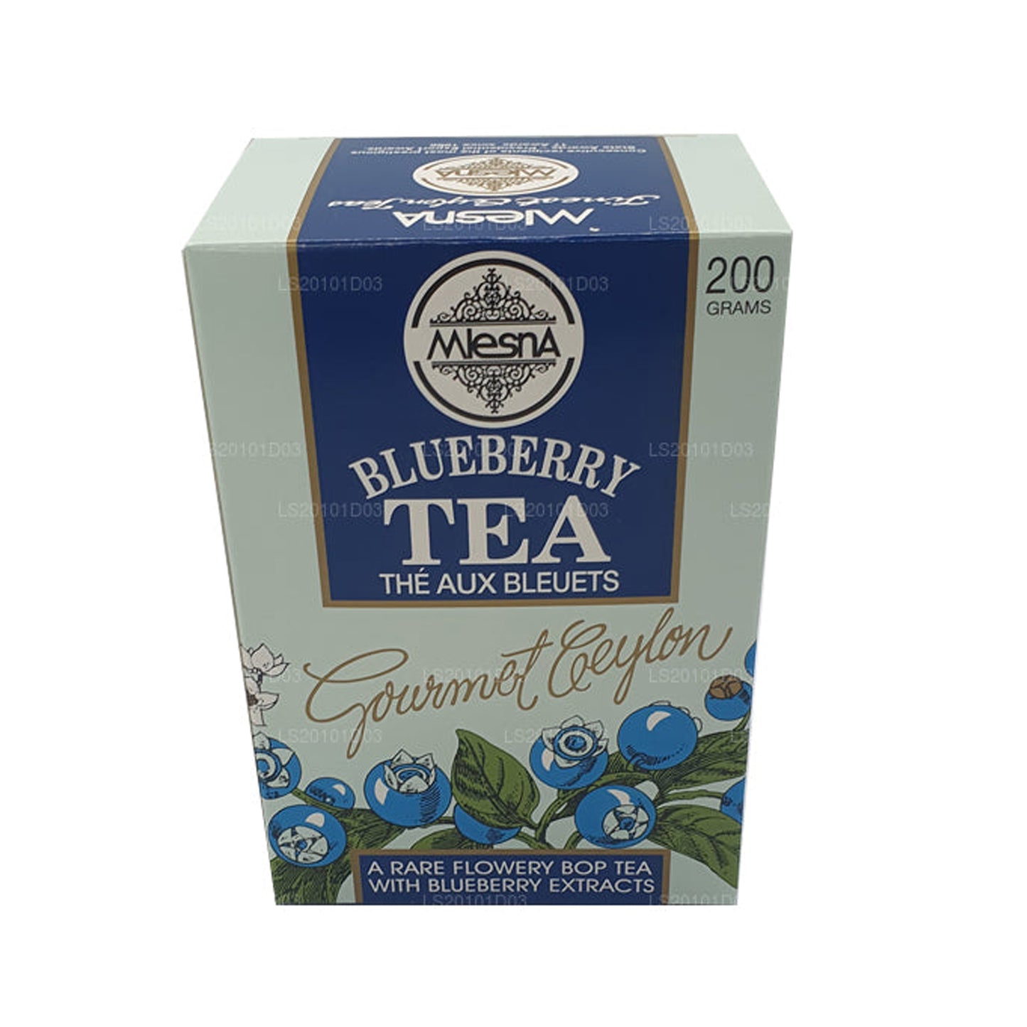 Mlesna Blueberry BOP Yaprak Çay (200g)