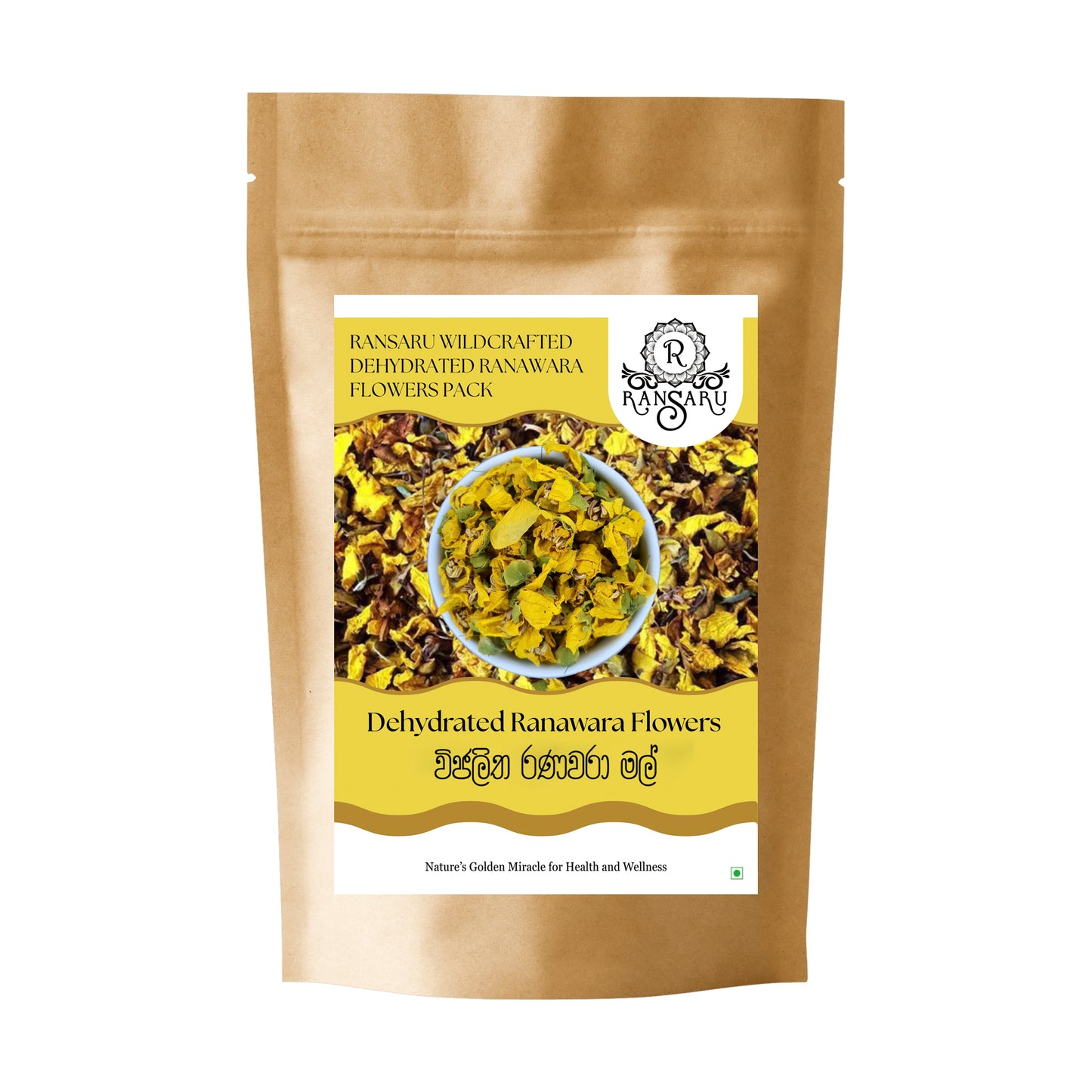 Ransaru Wildcrafted Dehydrated Ranawara Flowers Pack