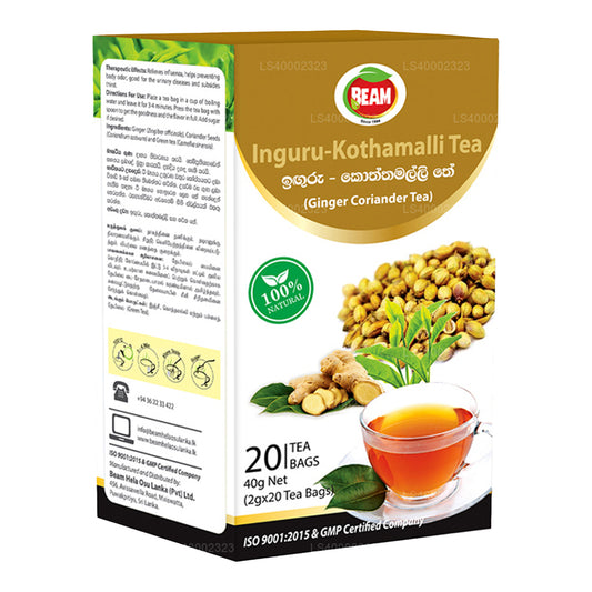 Bean Zencefil-Kişniş Çayı (40g) 20 Poşet Çay