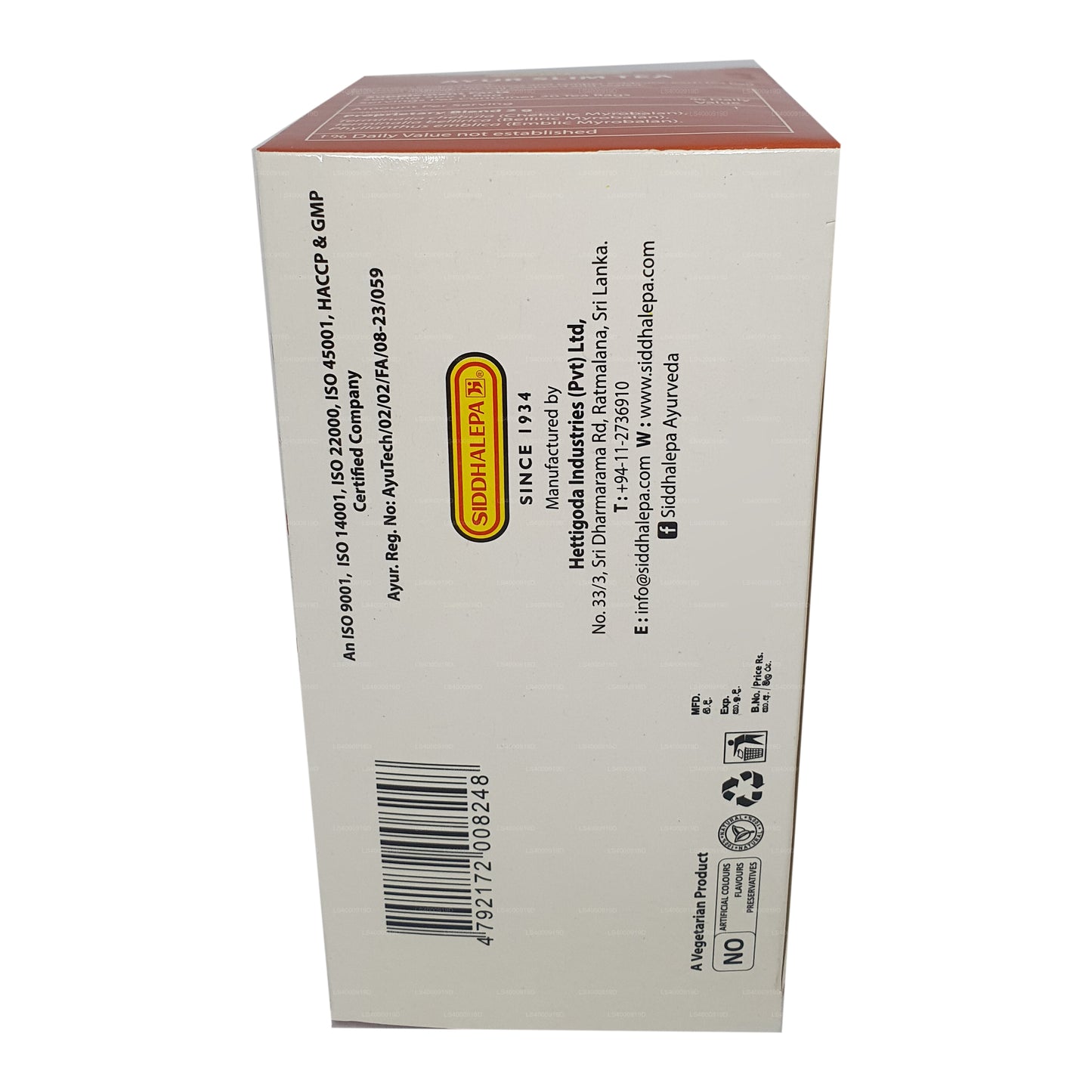 Siddhalepa Ayur İnce Çay (40g)