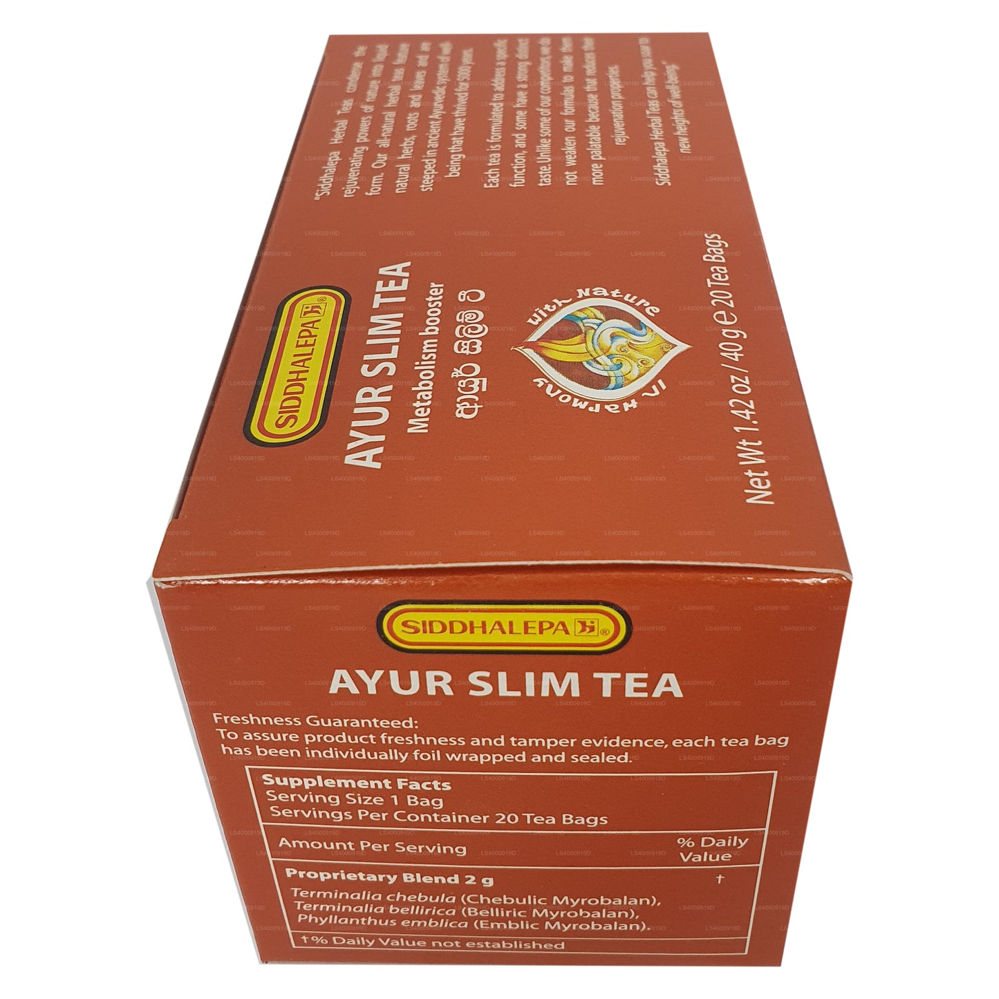 Siddhalepa Ayur İnce Çay (40g)