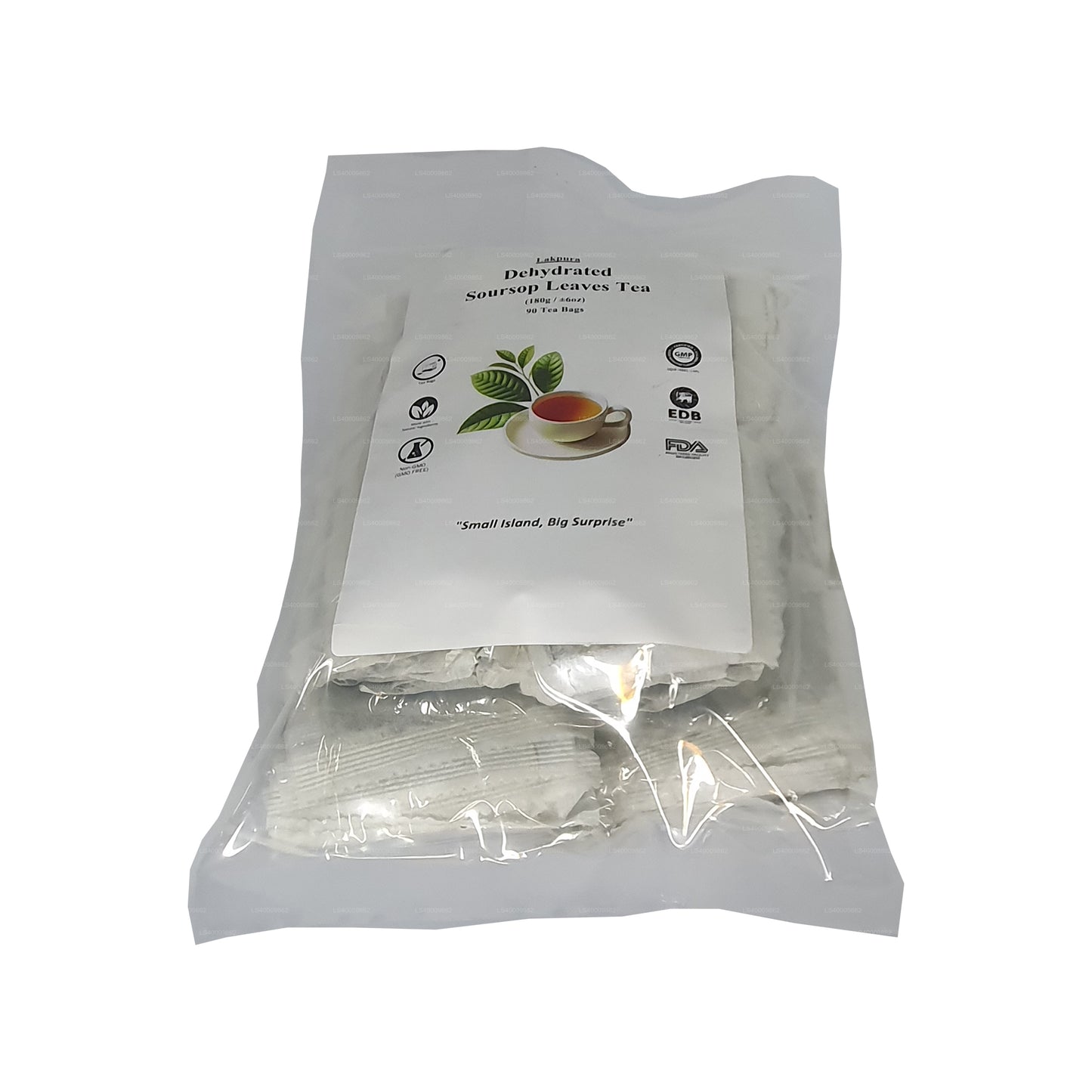 Lakpura Kurutulmuş Soursop (Guanabana, Graviola, Guyabano) Çay Poşetleri