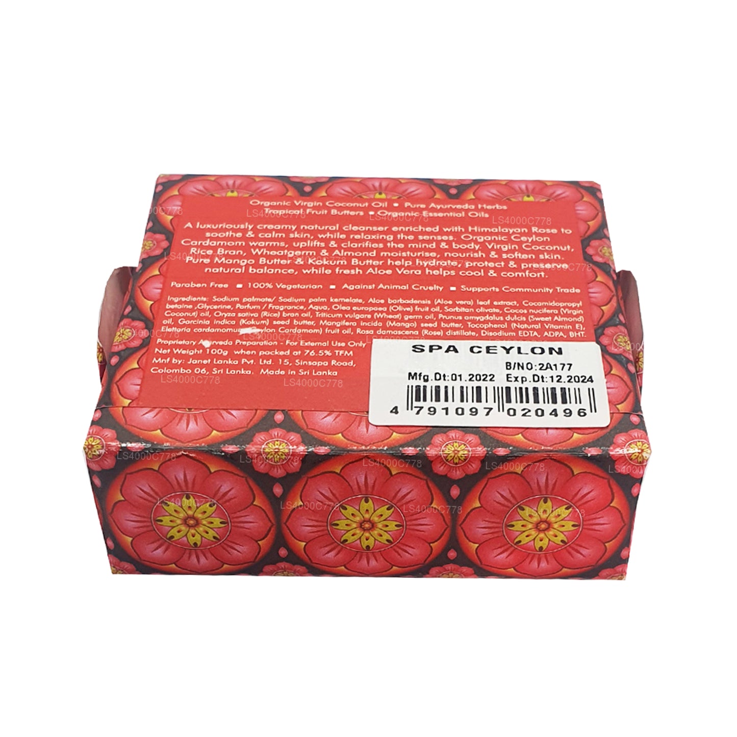 Spa Seylan Kakule Gül Lüks Sabun (100g)