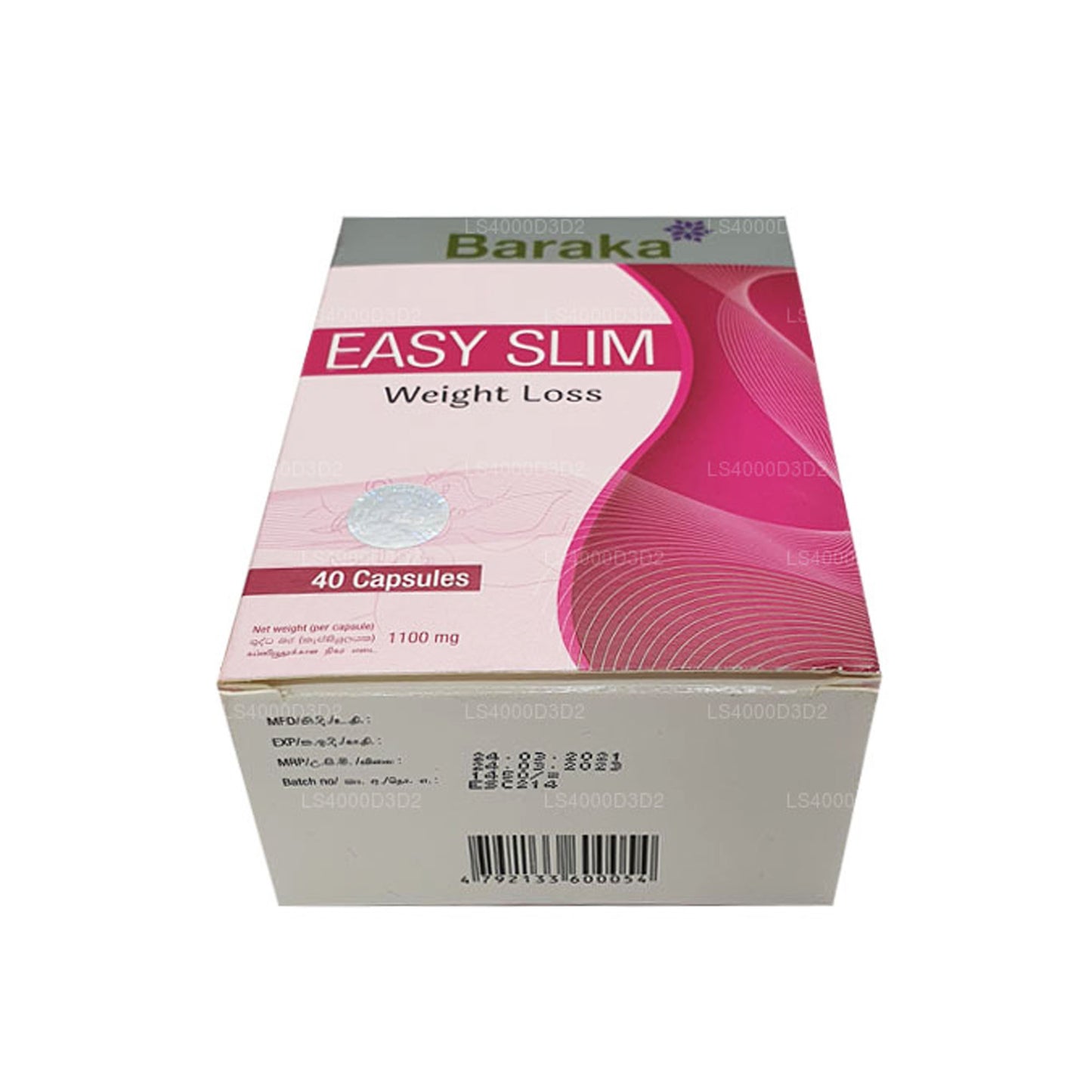 Baraka Easy Slim (40 Kapaklı)