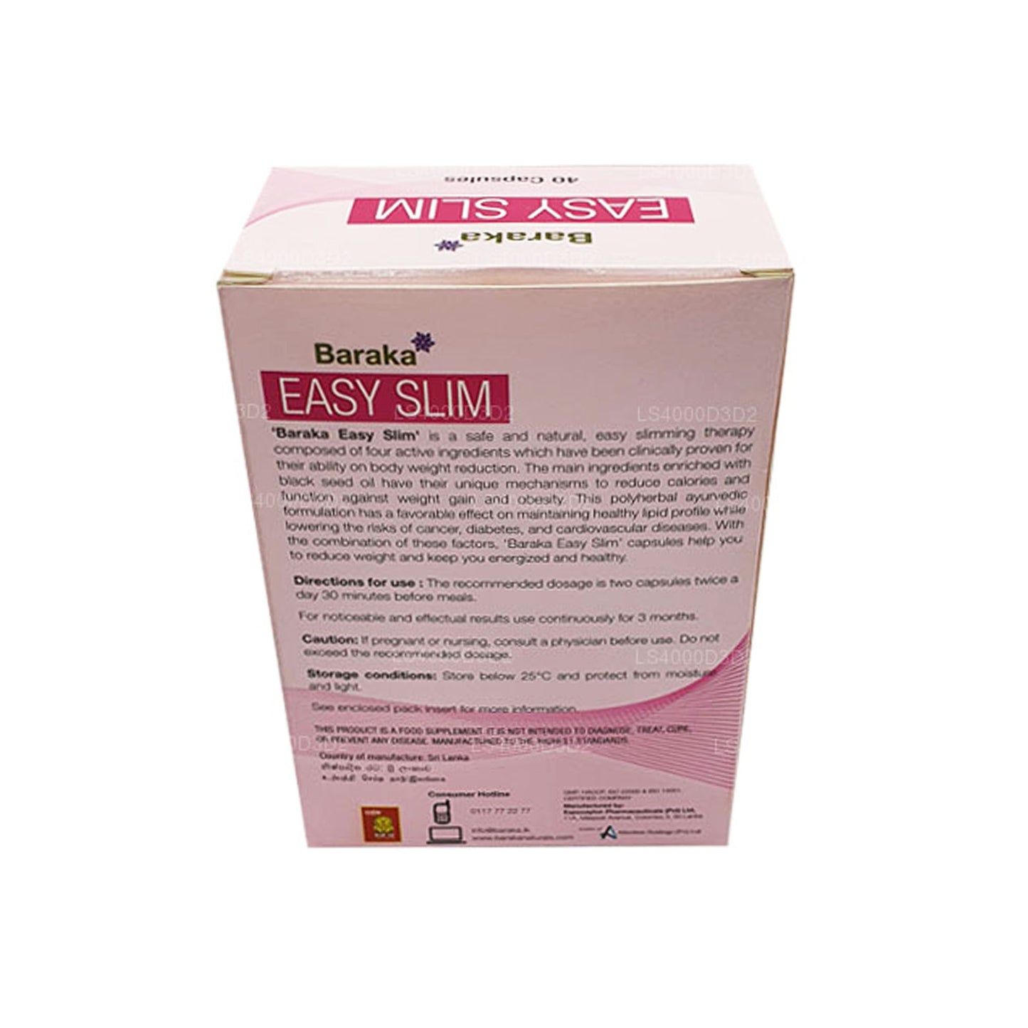 Baraka Easy Slim (40 Kapaklı)