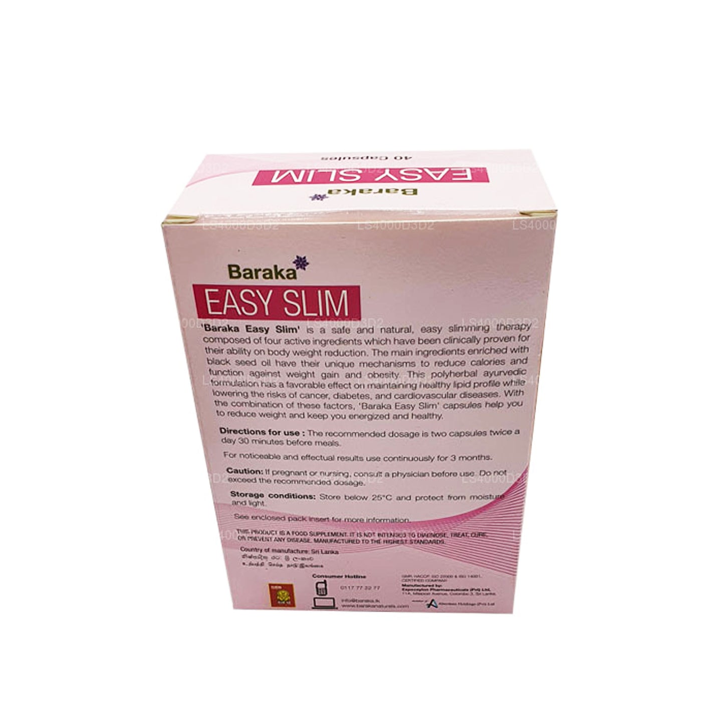 Baraka Easy Slim (40 Kapaklı)
