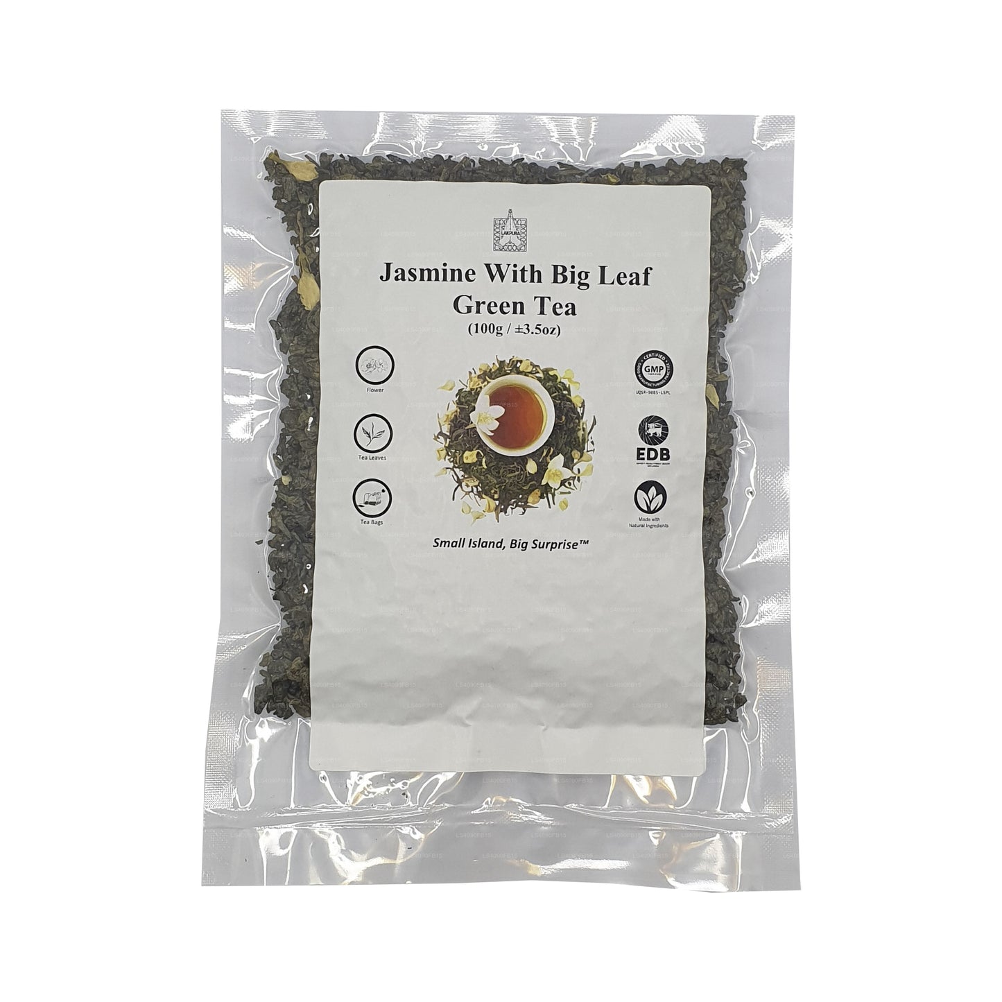 Lakpura Yasemin ve Büyük Yapraklı Yeşil Çay (100g)