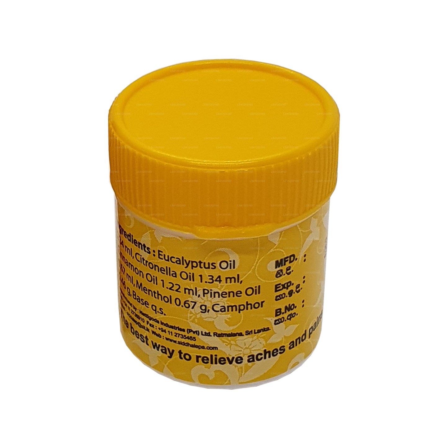 Siddhalepa Ayurveda Bitkisel Balsam