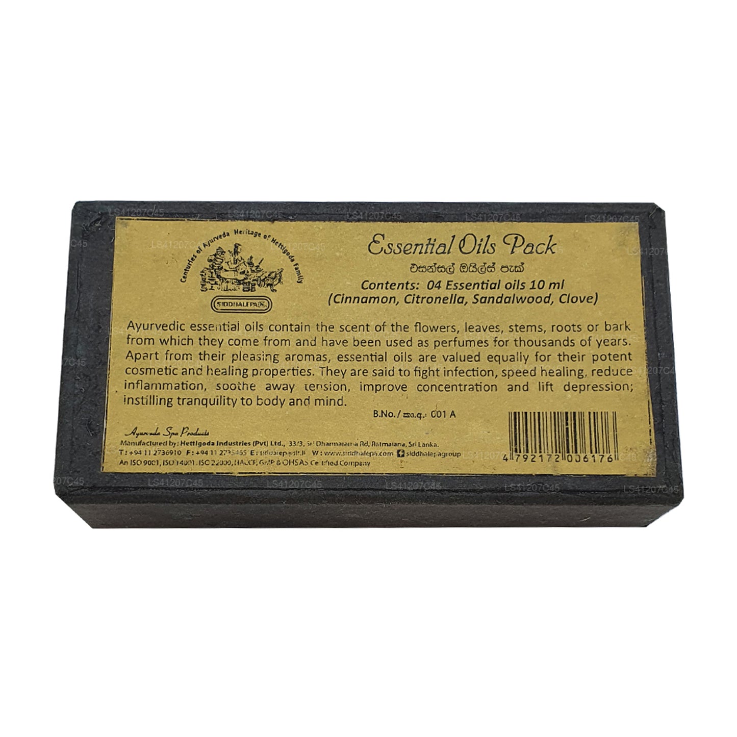 Siddhalepa Uçucu Yağlar Paketi (4 x 10ml)