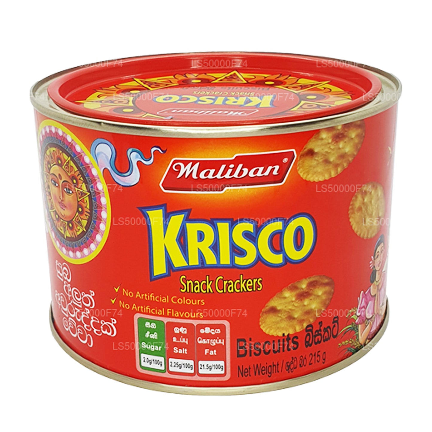 Maliban Krisco Snack Kraker Bisküvi (215g)