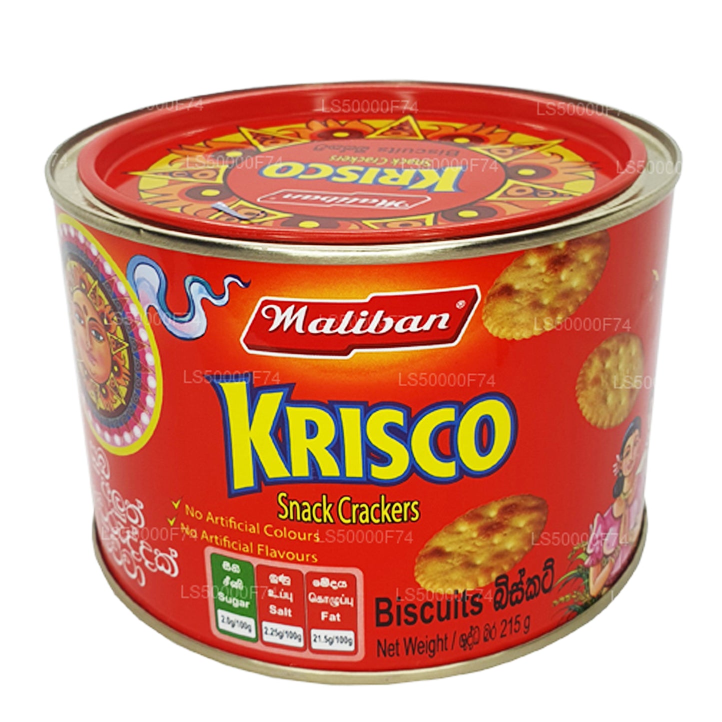 Maliban Krisco Snack Kraker Bisküvi (215g)