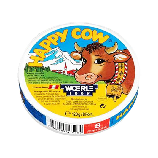 Happy Cow Peyniri Yuvarlak Kutu Porsiyon (120g)