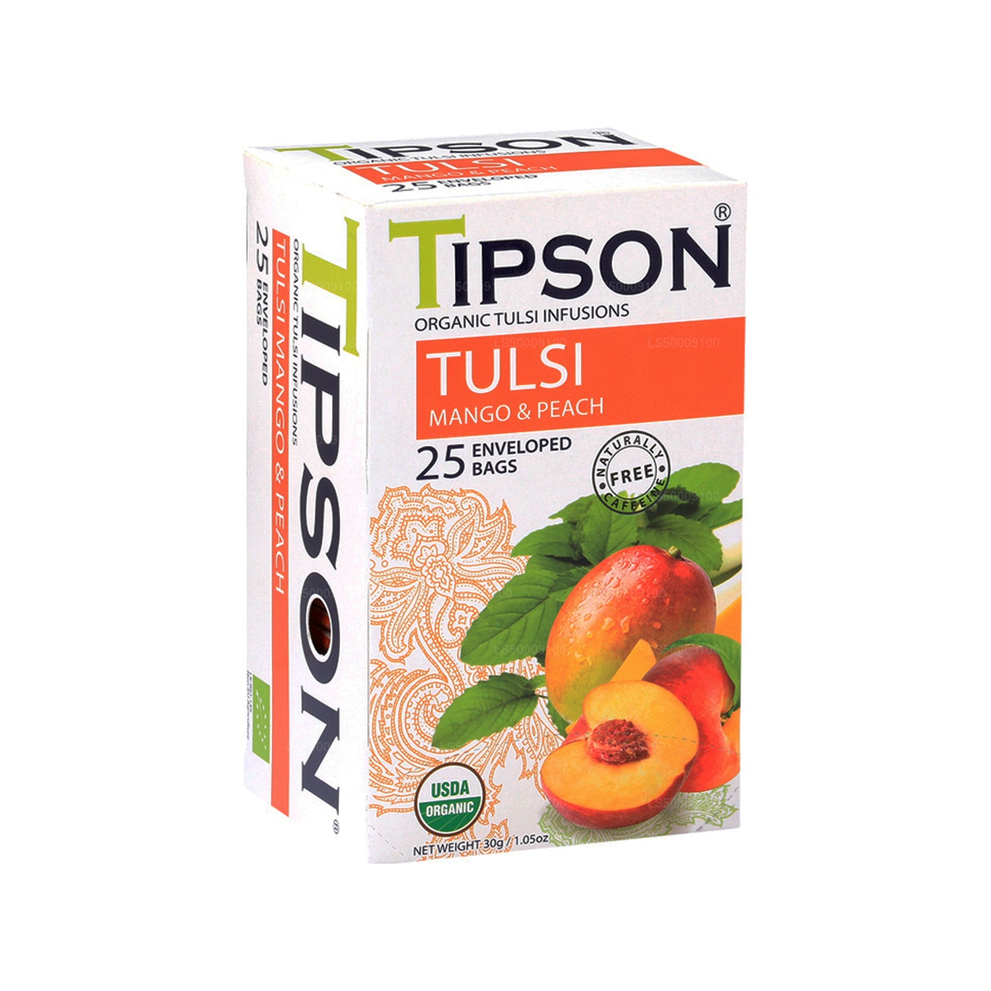 Tipson Çay Organik Tulsi Mango Şeftalili (30g)
