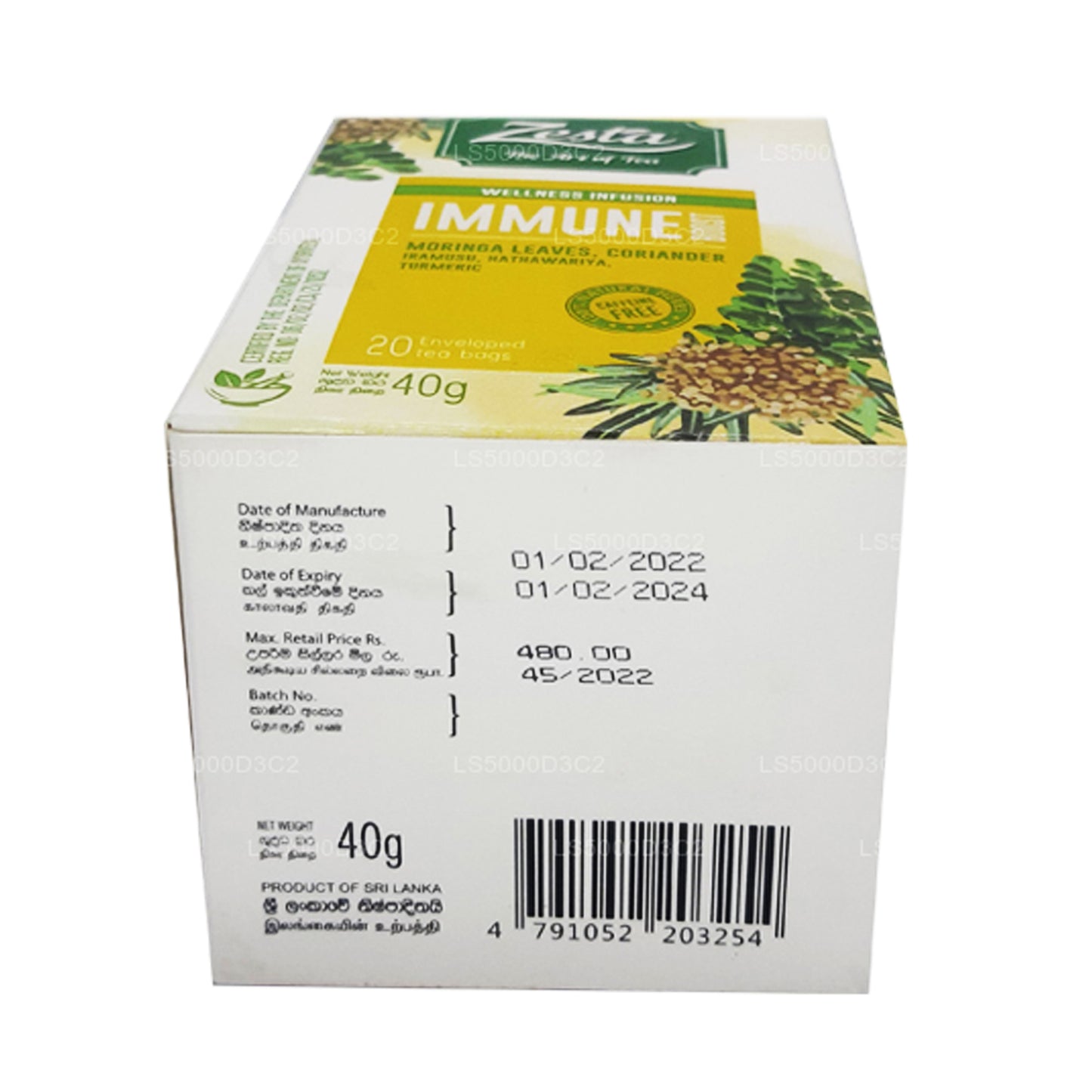 Zesta Wellness İnfüzyon Bağışıklık Güçlendirici (40g)