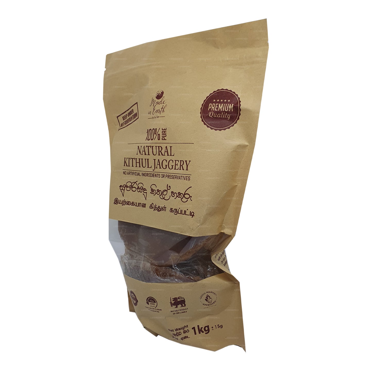 Dünyada Üretilen Saf Doğal Kithul Jaggery (500g)