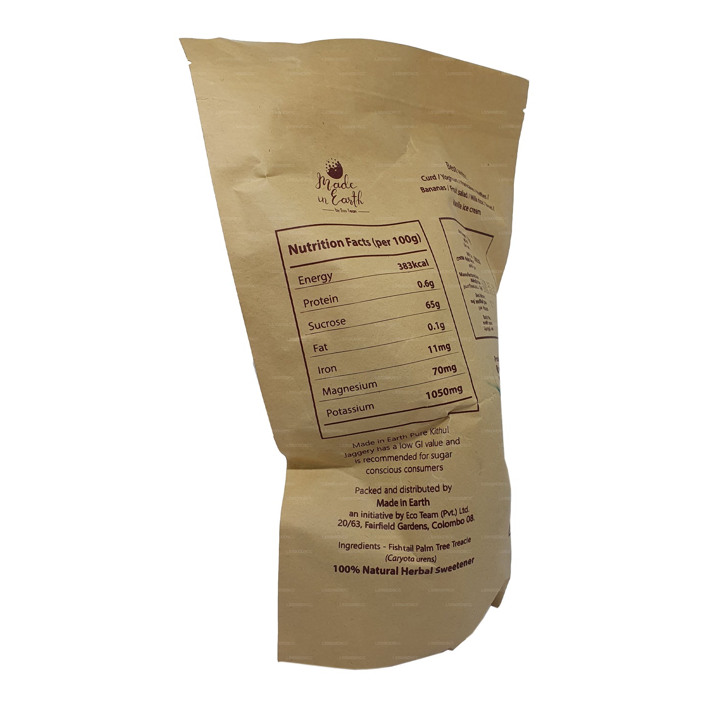 Dünyada Üretilen Saf Doğal Kithul Jaggery (500g)