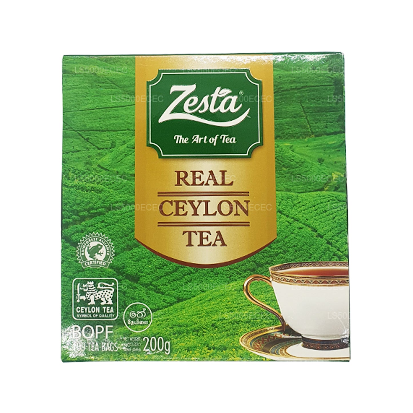 Zesta Gerçek Seylan Çayı (200g) 100 Çay Poşeti