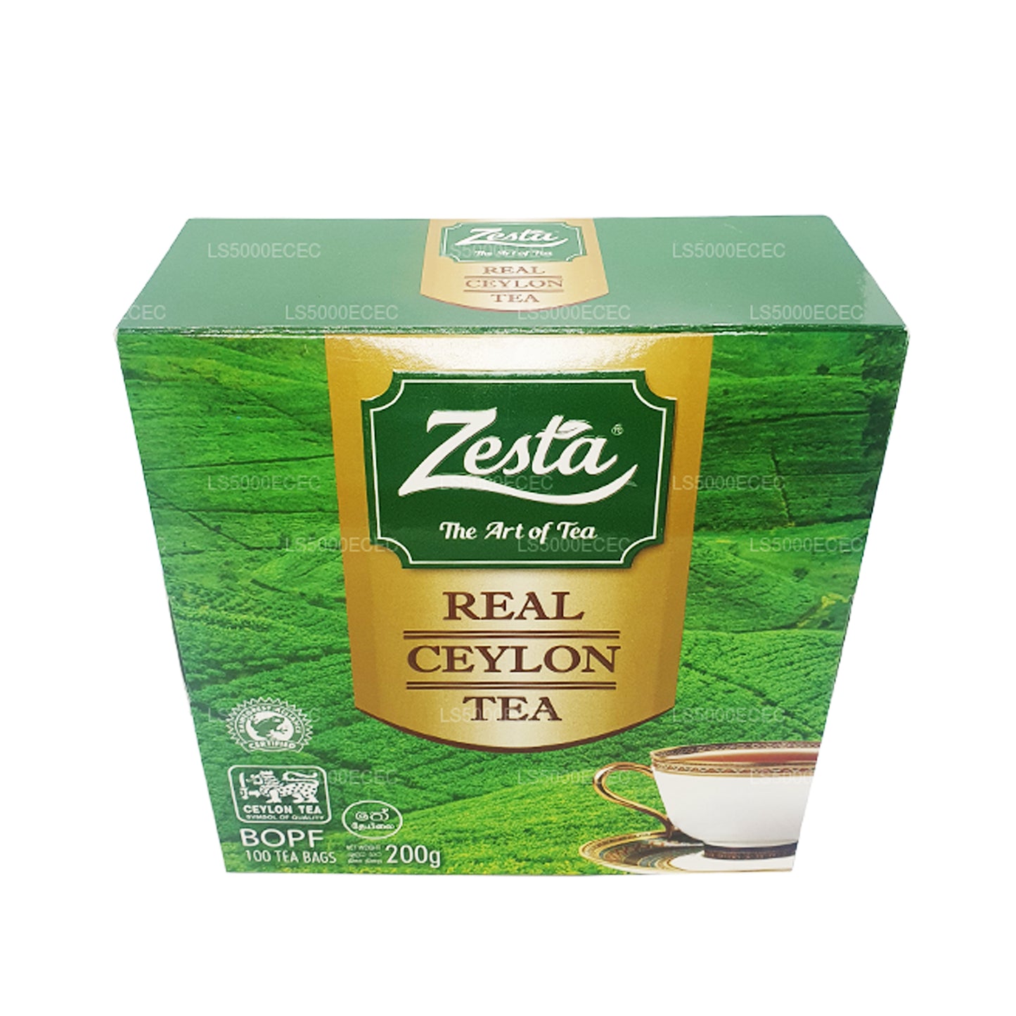 Zesta Gerçek Seylan Çayı (200g) 100 Çay Poşeti