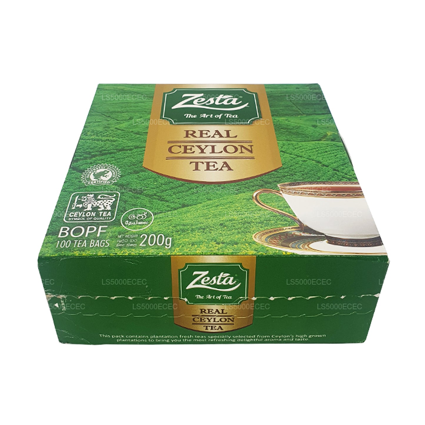 Zesta Gerçek Seylan Çayı (200g) 100 Çay Poşeti