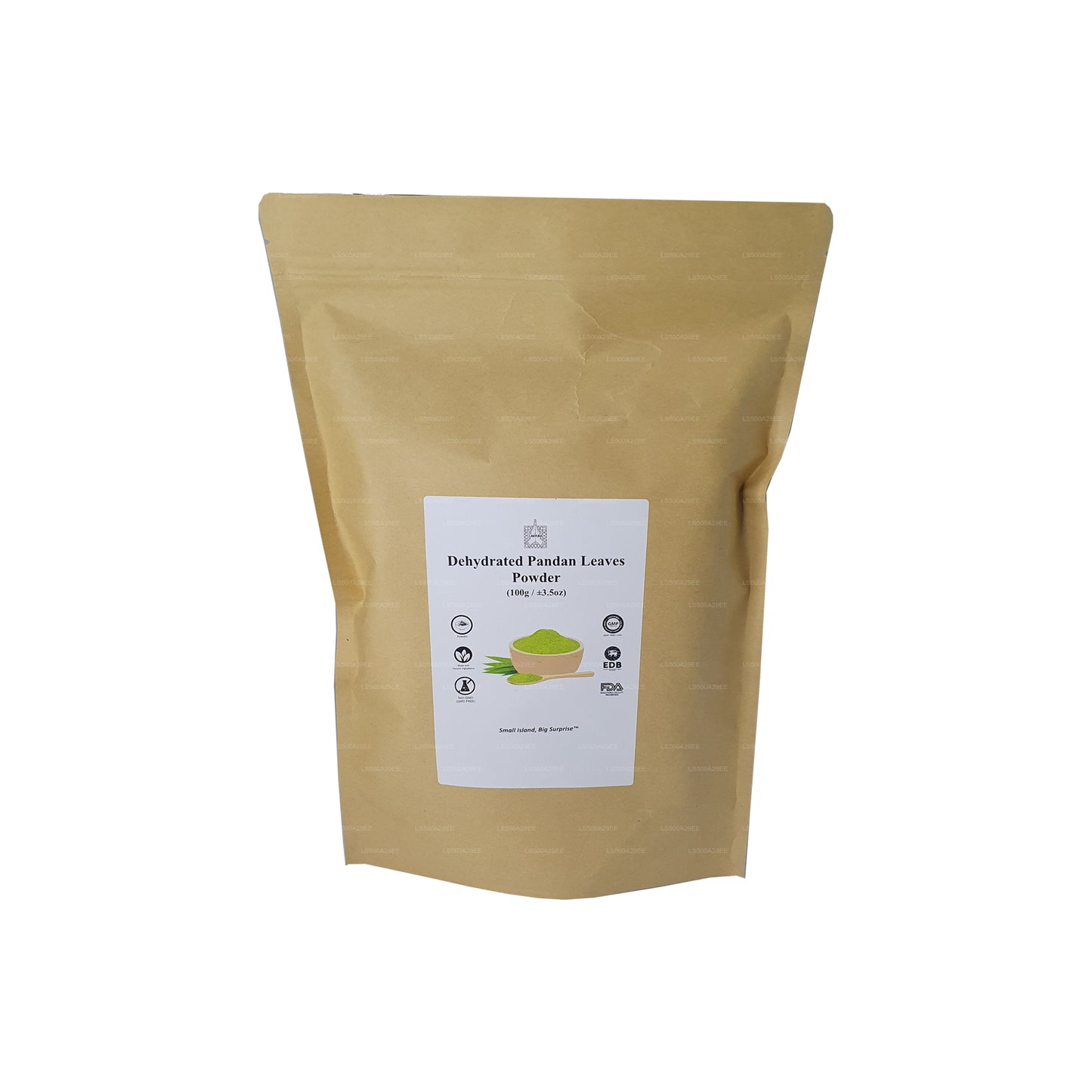 Lakpura Kurutulmuş Rampe/Pandan Yaprakları Tozu