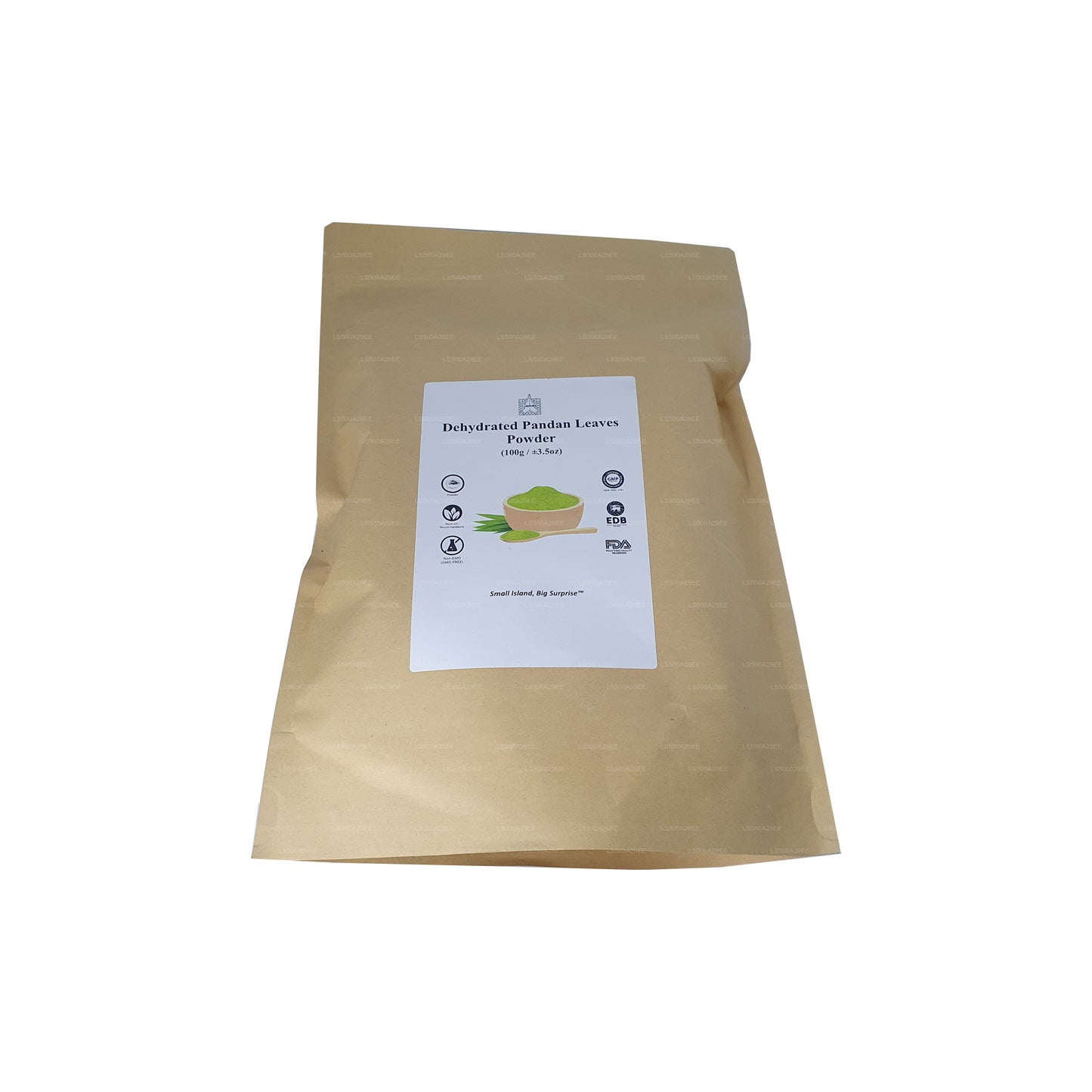 Lakpura Kurutulmuş Rampe/Pandan Yaprakları Tozu