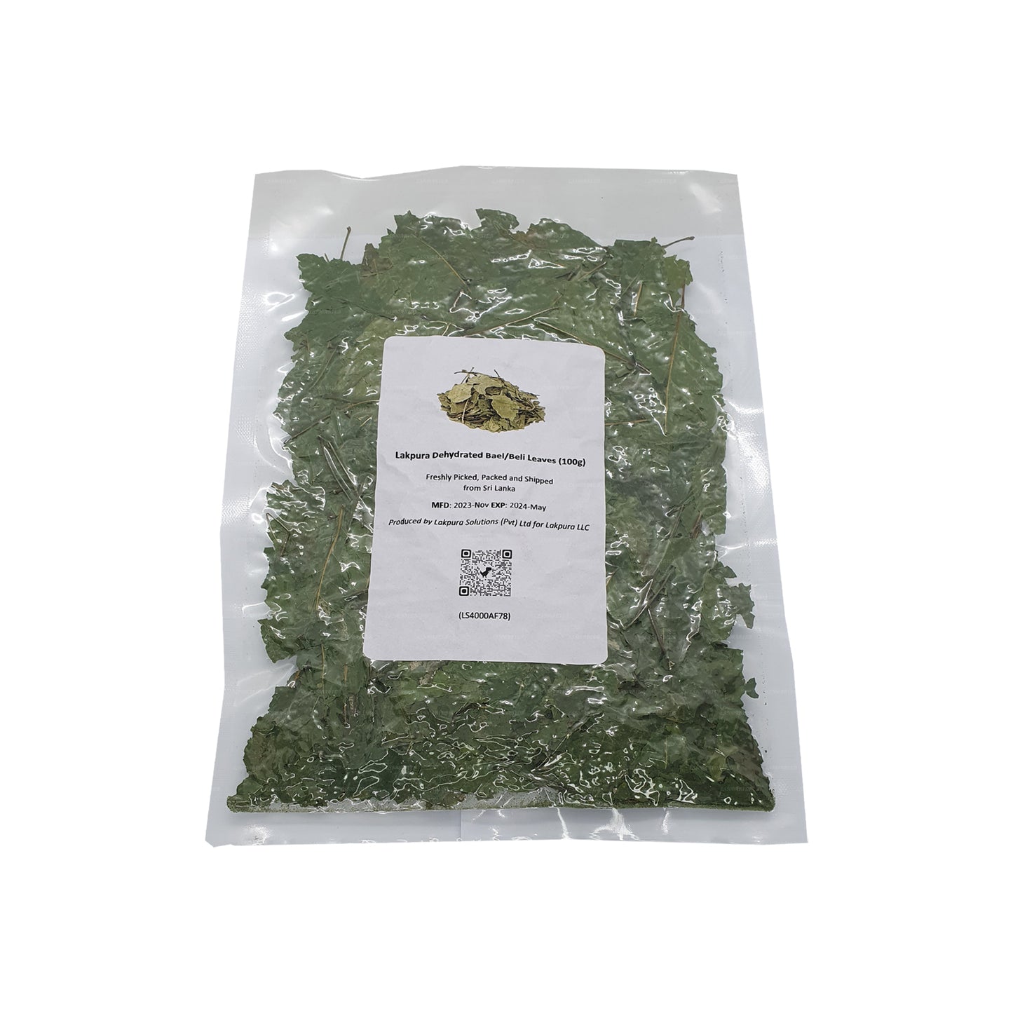 Lakpura Kurutulmuş Bael/Beli Yaprakları