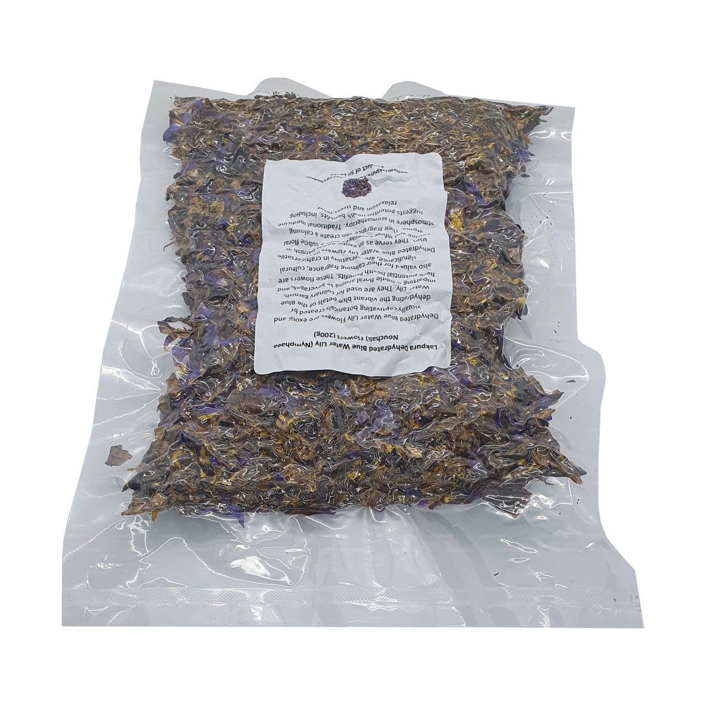 Lakpura Kurutulmuş Mavi Nilüfer (Nymphaea Nouchali) Çiçekleri