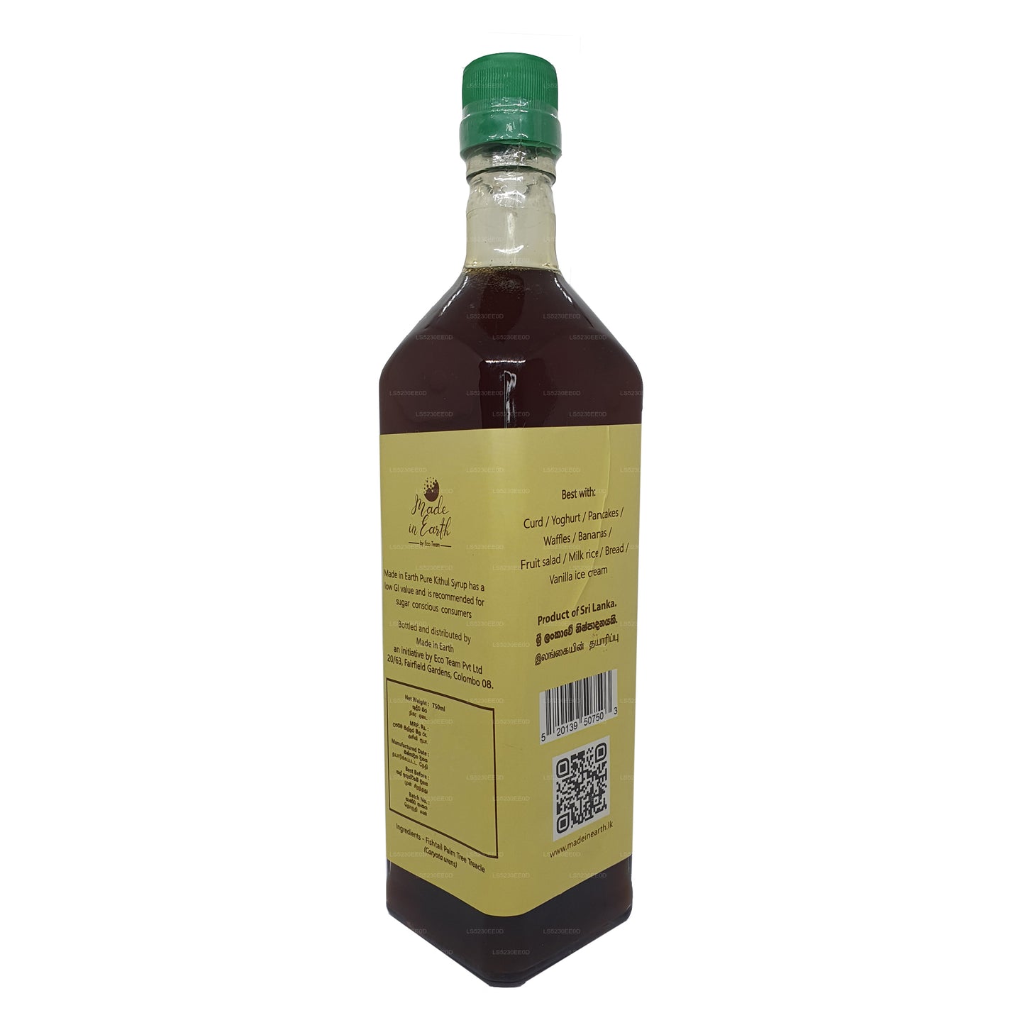 Made In Earth Saf Doğal Kithul Meleği (375ml)