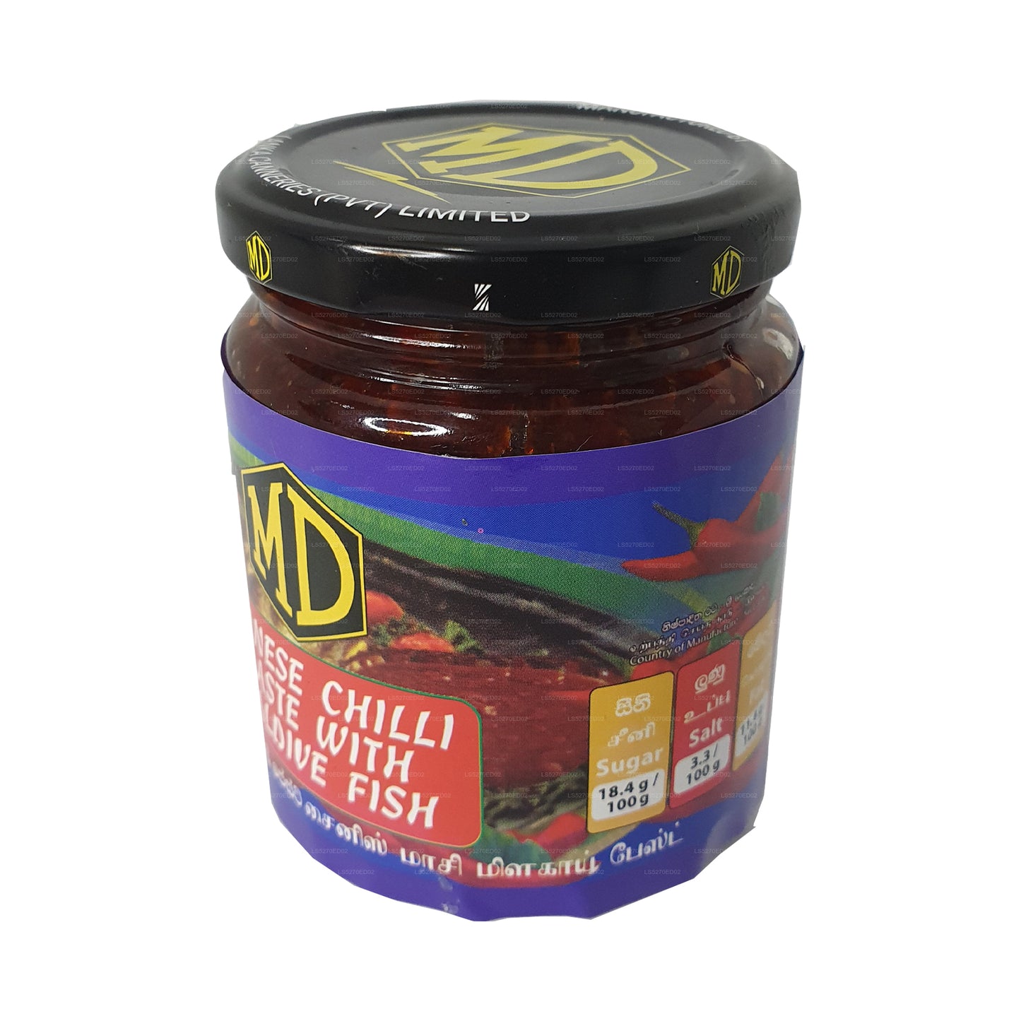 MD Maldiv Balıklı Çin Biber Salçası (270g)