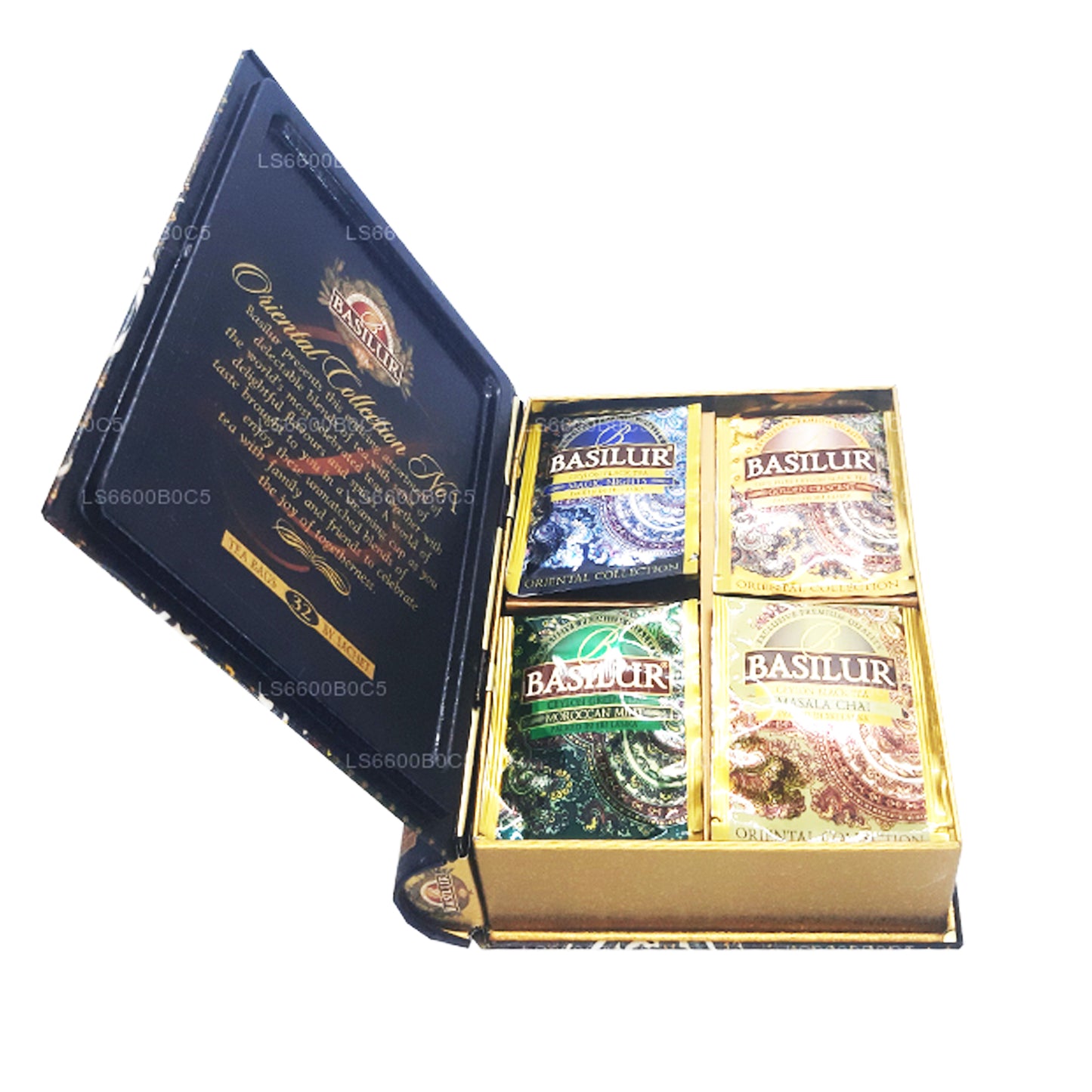 Basilur Oriental Collection Çay kitabı Cilt 1 (60g) 32 Poşet Çay