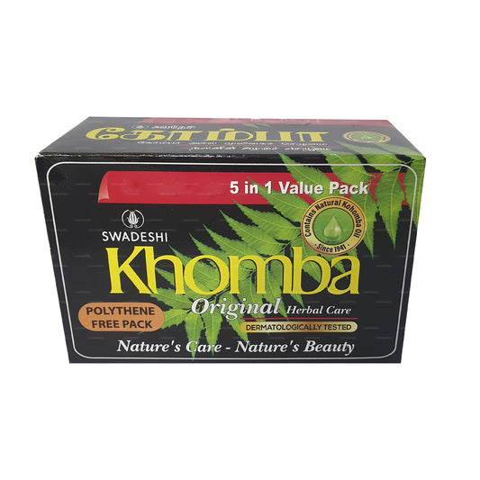 Swadeshi Khomba Orijinal Sabun 5'i 1 Arada (5x75g)