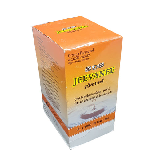 Jeevanee Portakal Aromalı Oral Rehidrasyon Tuzları (25 Poşet)