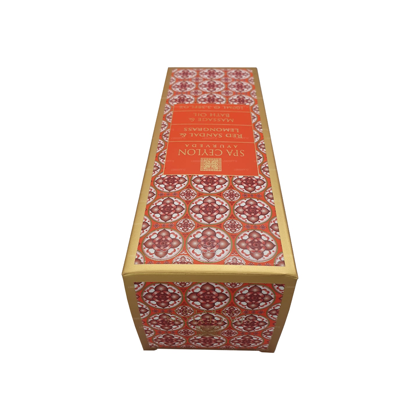 Spa Seylan Kırmızı Sandalet, Limon Otu ve Banyo Yağı (150ml)