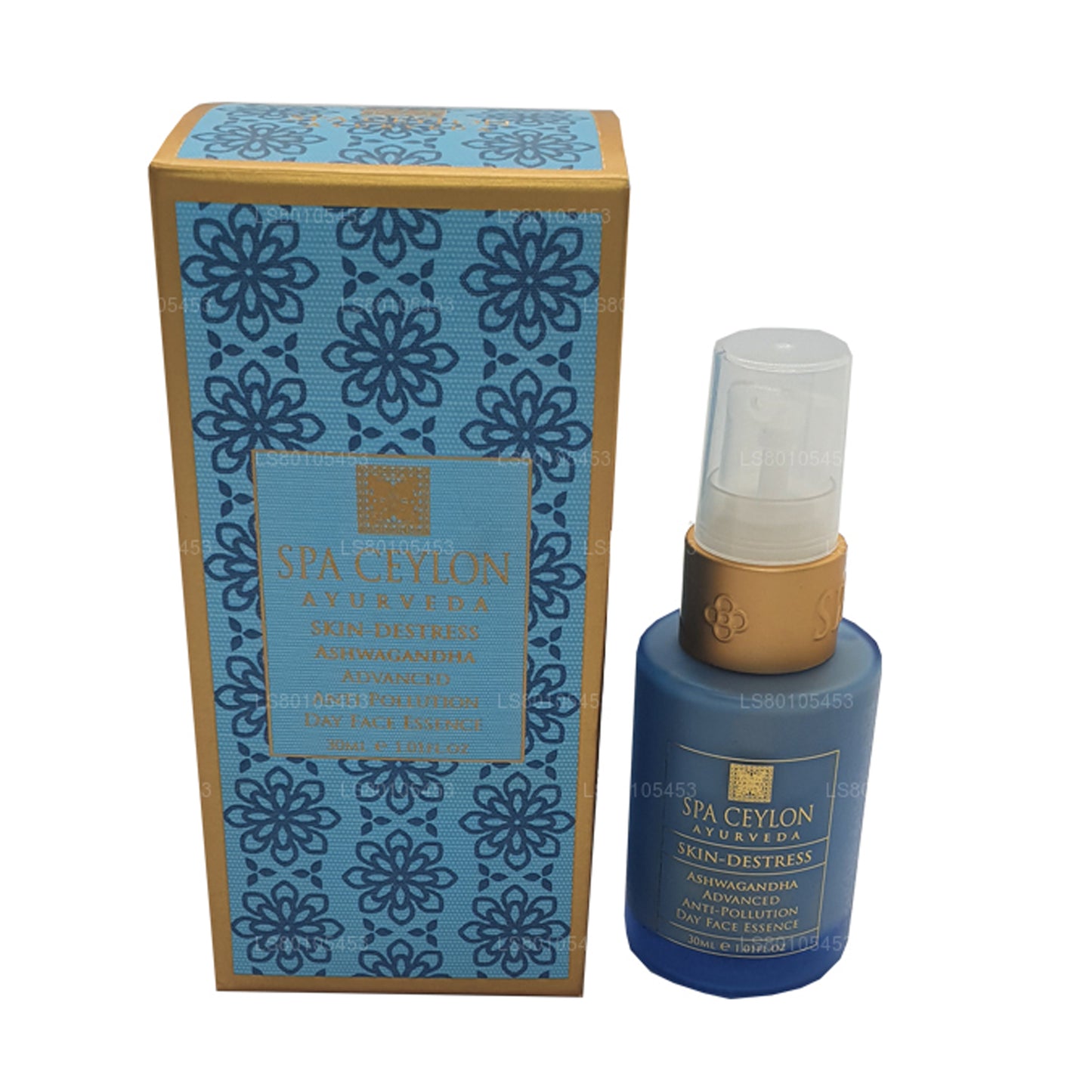 Spa Seylan Cilt Destress Ashwagandha Gelişmiş Anti-Kirlilik Günü Yüz Özü (30ml)