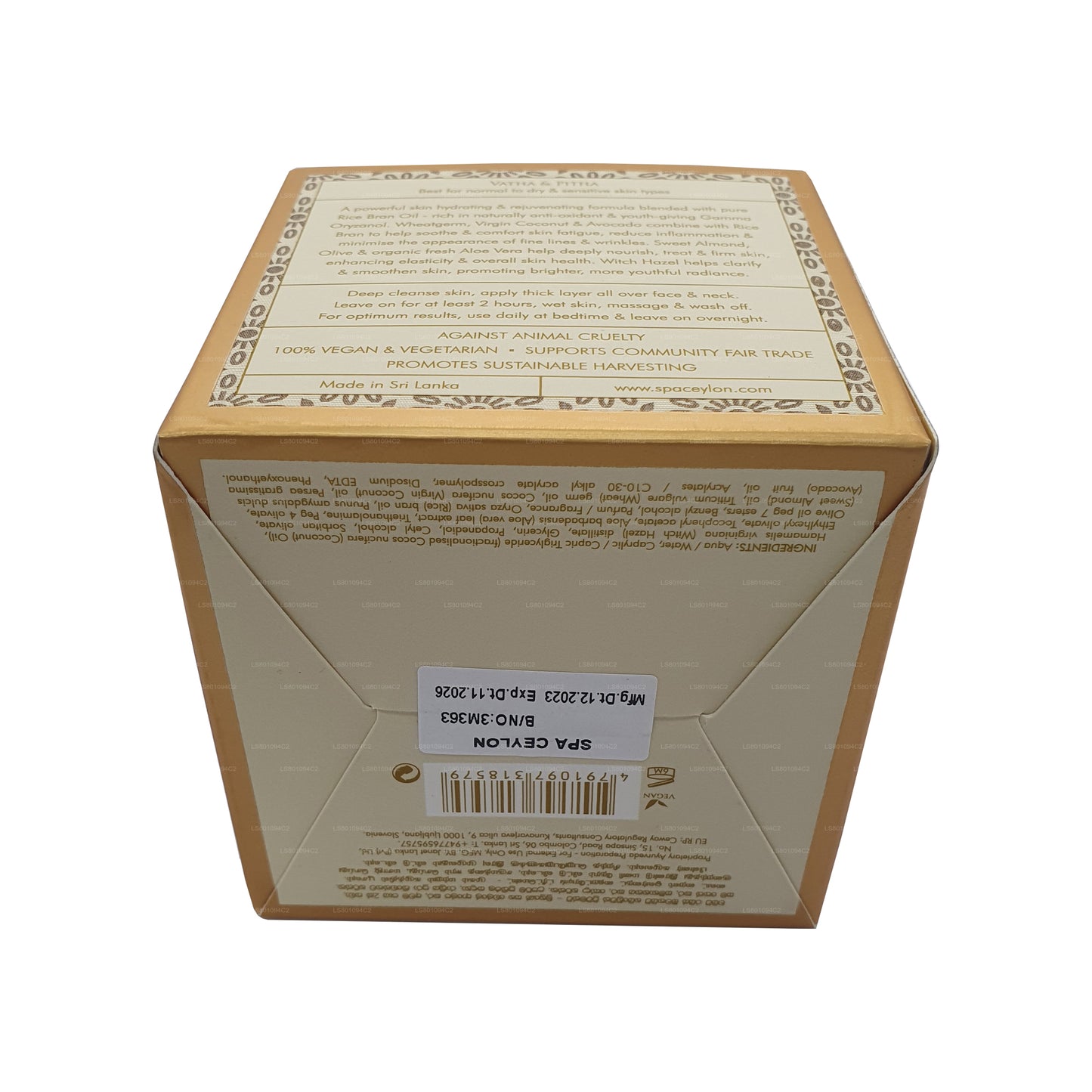 Spa Seylan Beyaz Pirinç Gecede Nemlendirici Tedavi (200g)