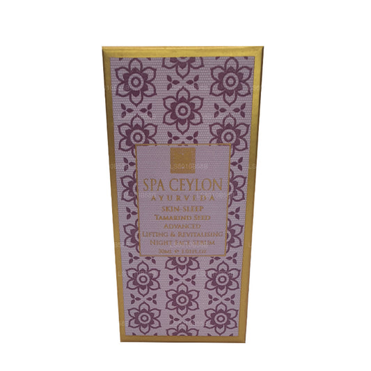 Spa Seylan Cilt Uyku Demirhindi Tohumu Gelişmiş Kaldırma ve Canlandırıcı Gece Yüz Serumu (30ml)