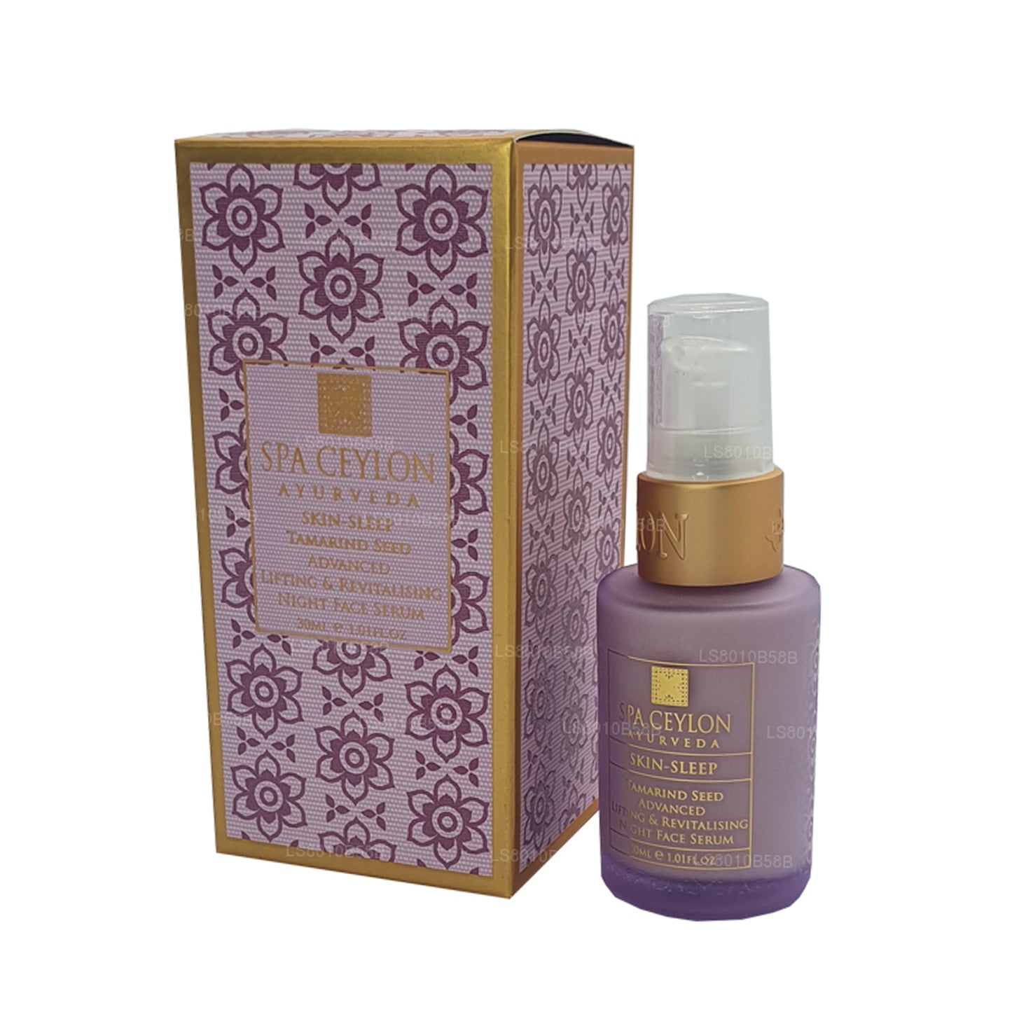 Spa Seylan Cilt Uyku Demirhindi Tohumu Gelişmiş Kaldırma ve Canlandırıcı Gece Yüz Serumu (30ml)