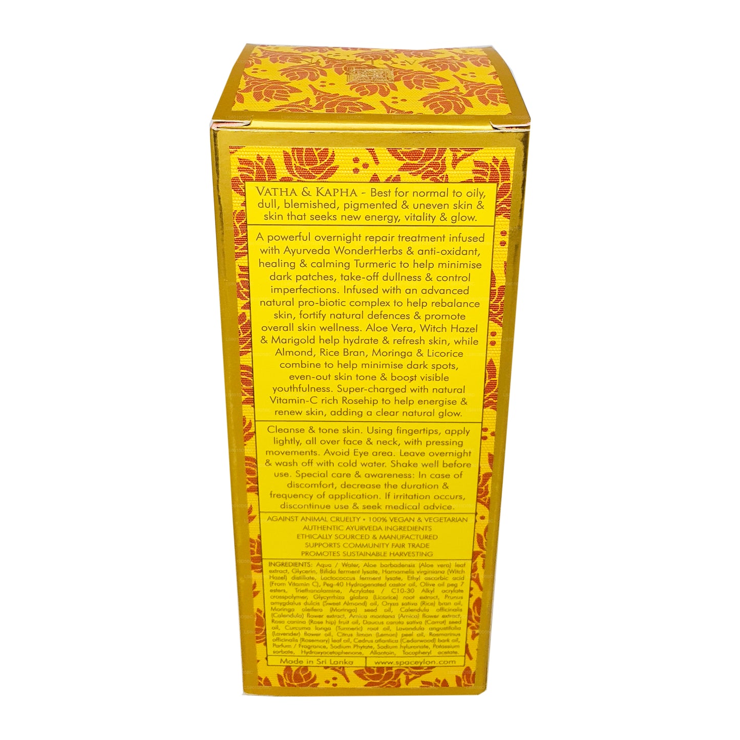 Spa Seylan Gerçek Zerdeçal C Vitamini Glow Yenileyici Tedavi Serumu (30ml)