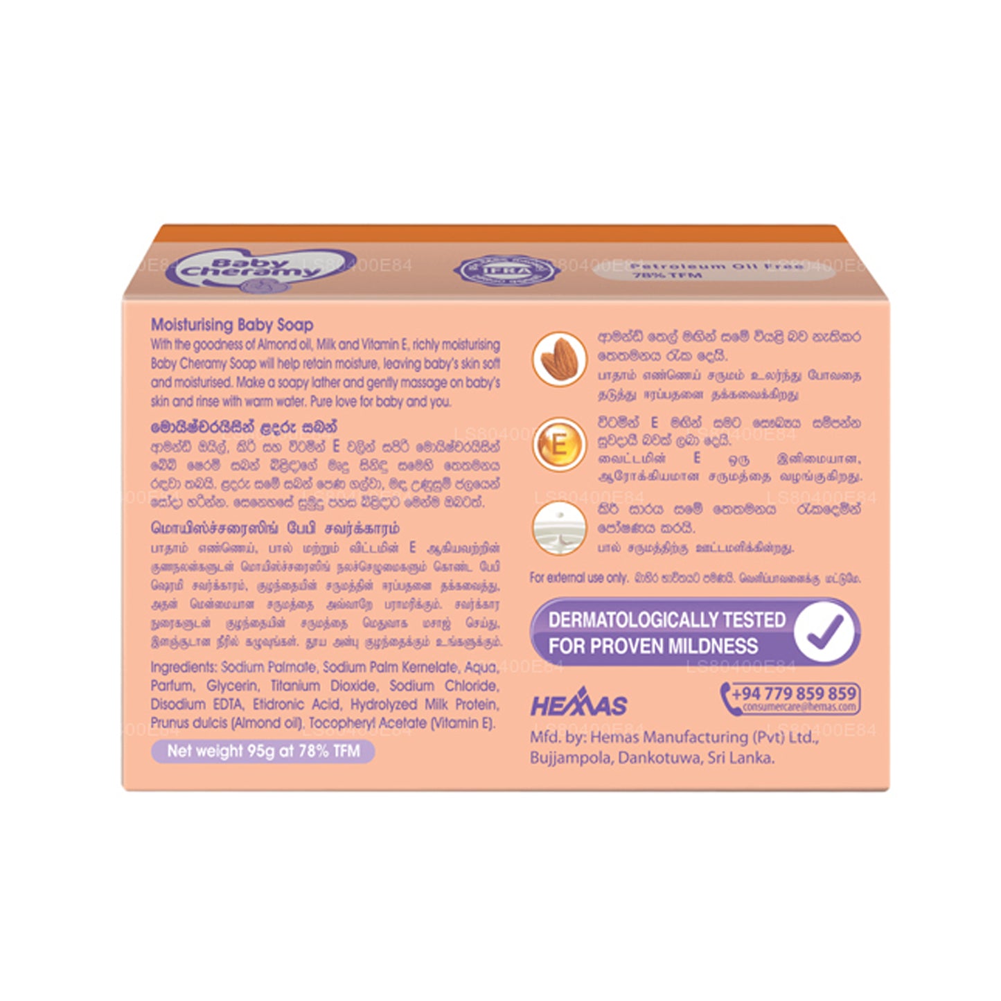 Bebek Cheramy Bebek Sabunu (95g)