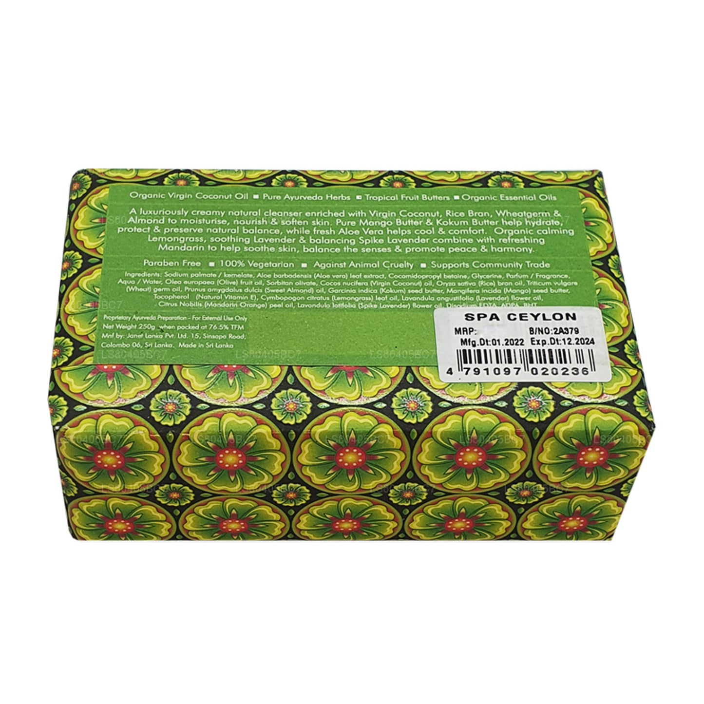 Spa Seylan Limon Mandalina Lüks Sabun (250g)