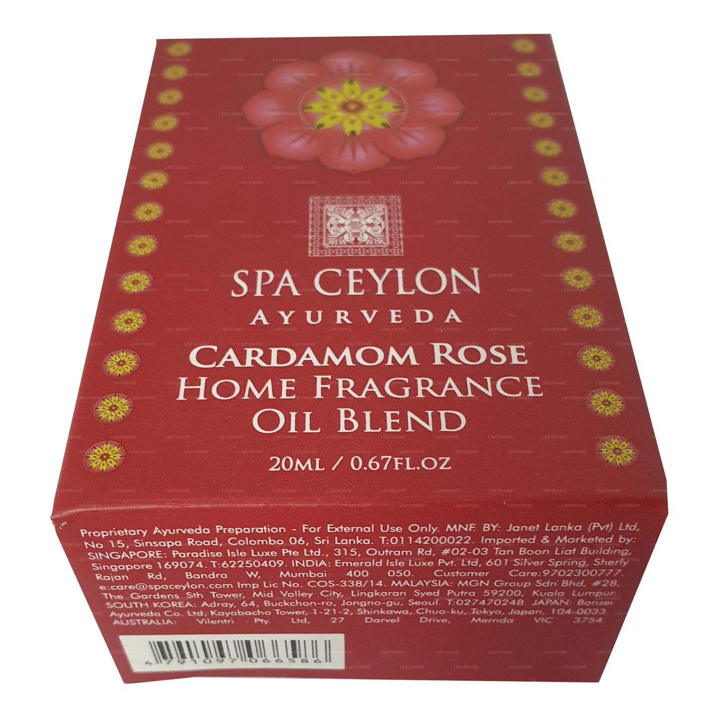 Spa Seylan Kakule Gül - Ev Aroma Karışımı (20ml)
