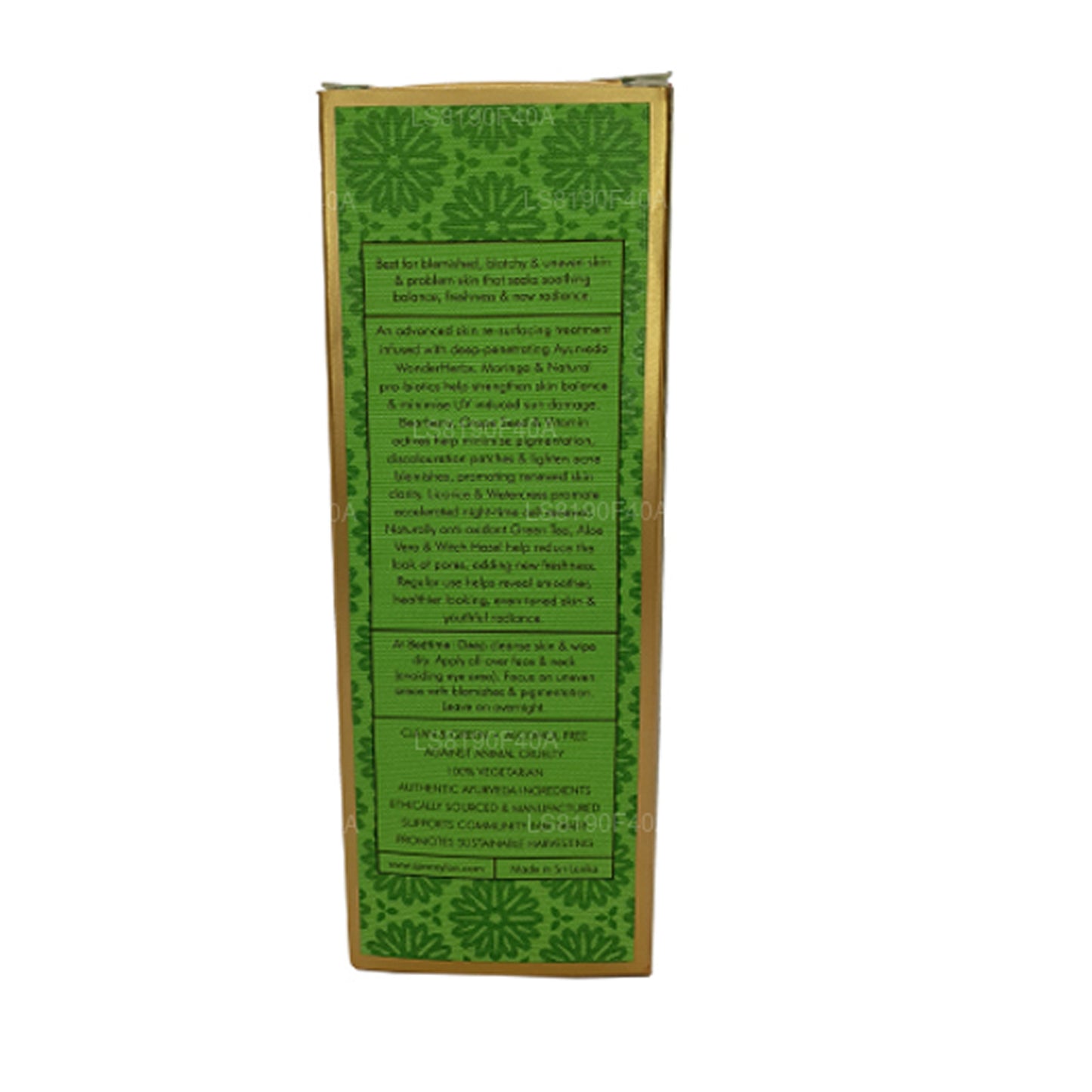 Spa Seylan Cilt Blance Moringa Otlar Renk Giderme Tedavi Serumu (60ml)