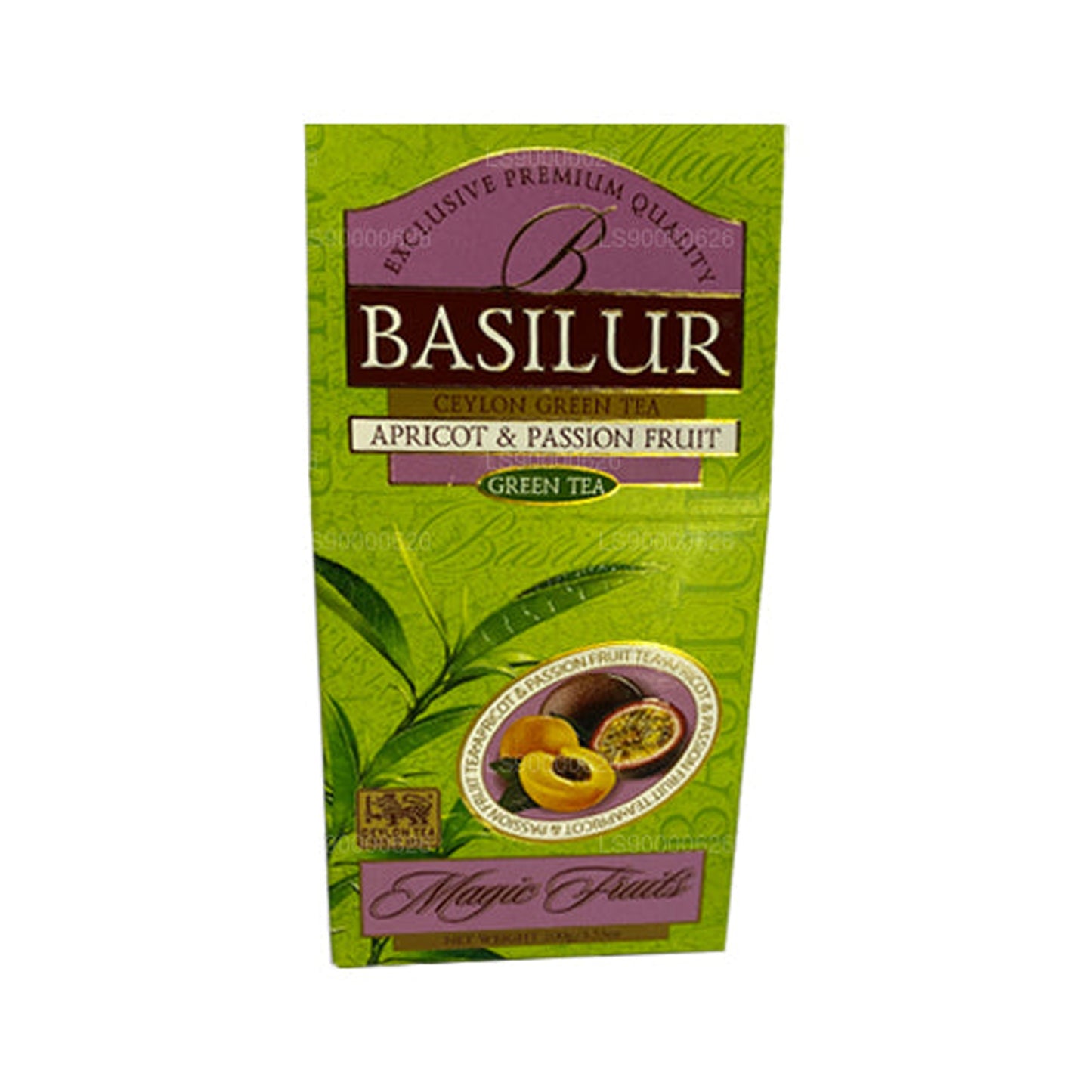 Basilur Sihirli Yeşil Kayısı ve Tutku Meyvesi (100g)