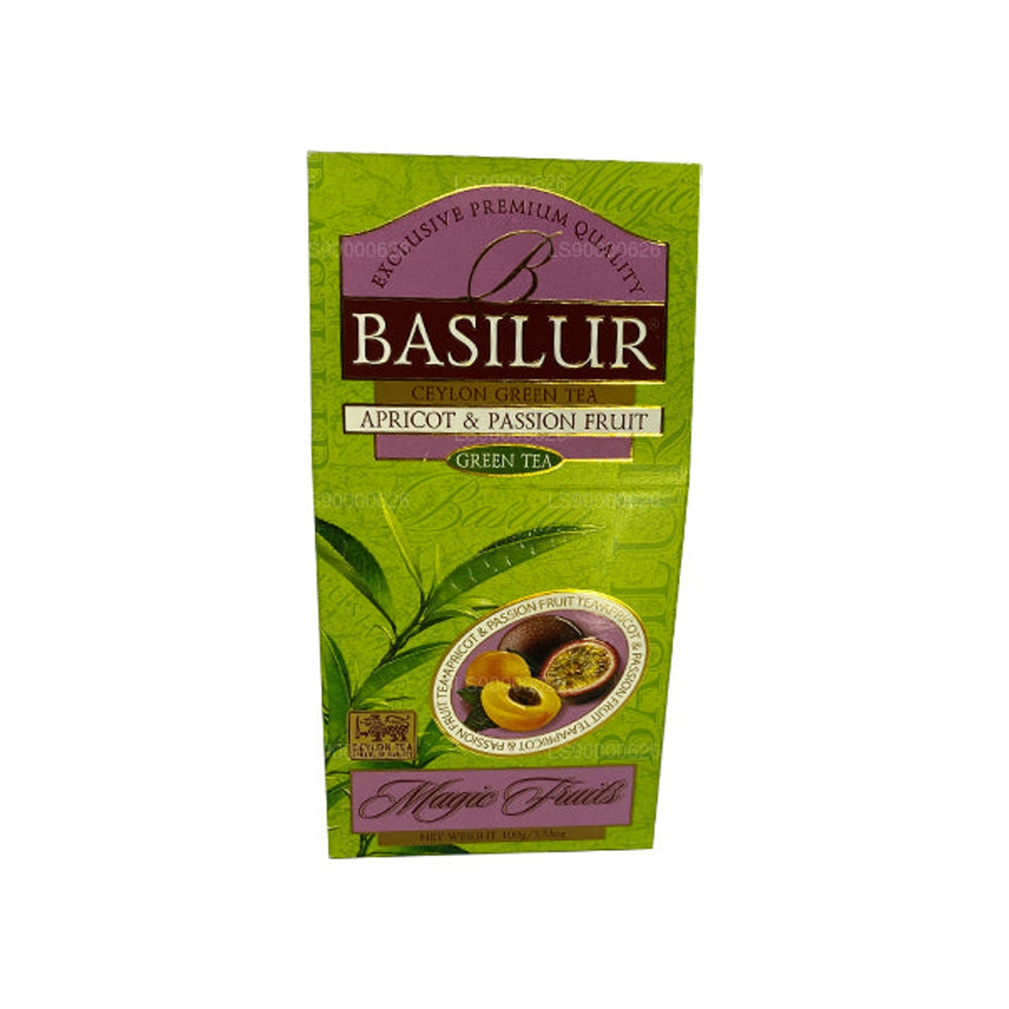 Basilur Sihirli Yeşil Kayısı ve Tutku Meyvesi (100g)