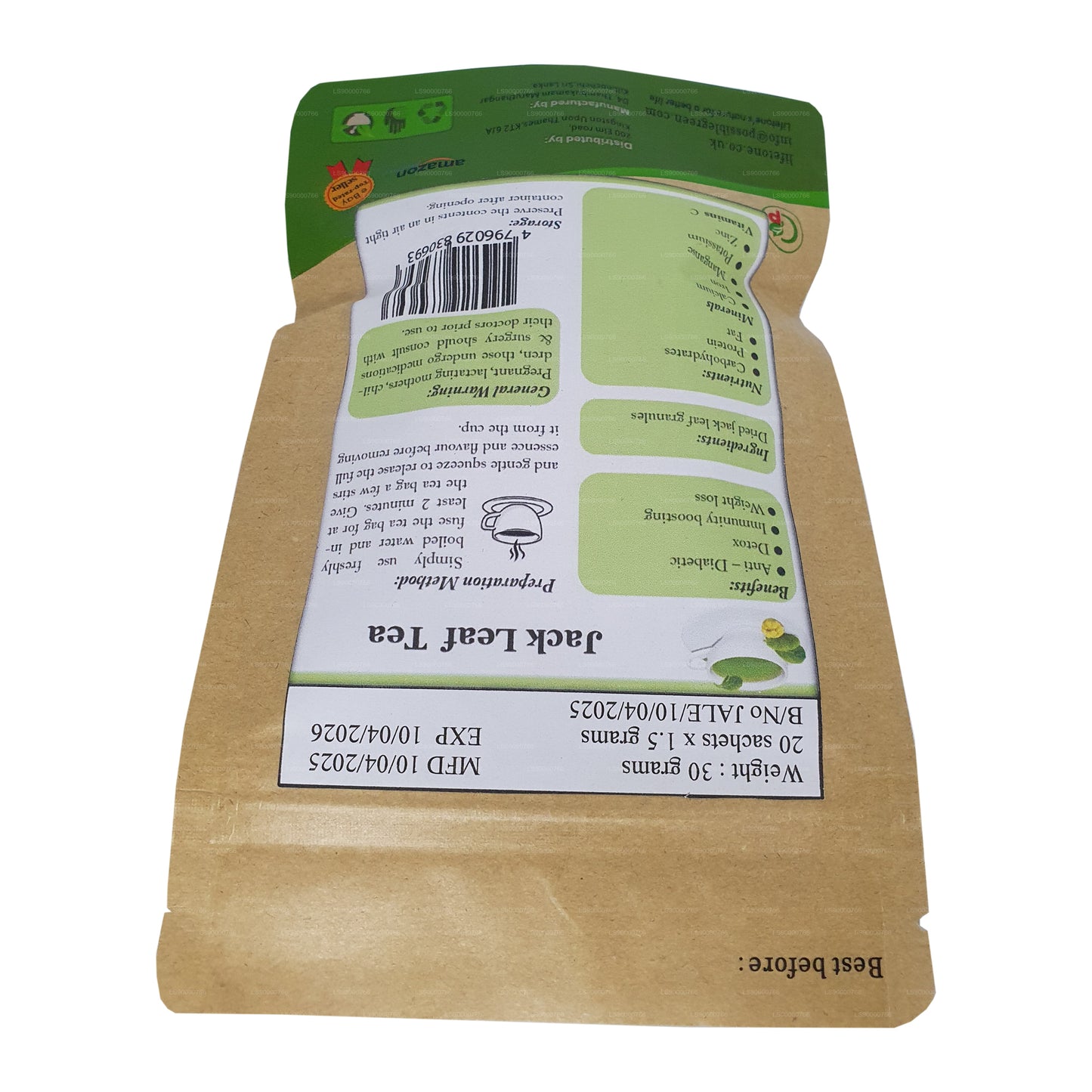 Lifetone Jackfruit Yaprak Çay (40g)