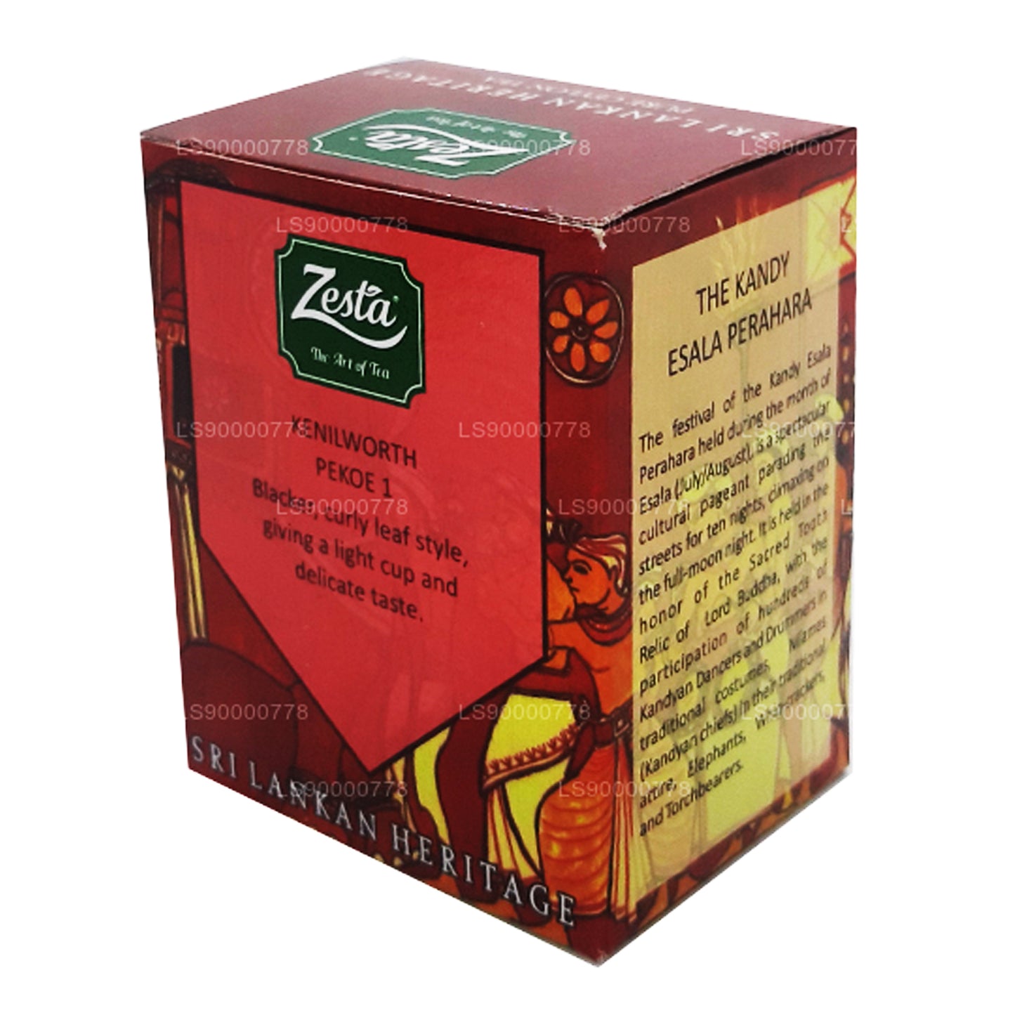 Zesta Sri Lanka Mirası Saf Seylan Çayı Kenilworth PEKOE 1 (100g)