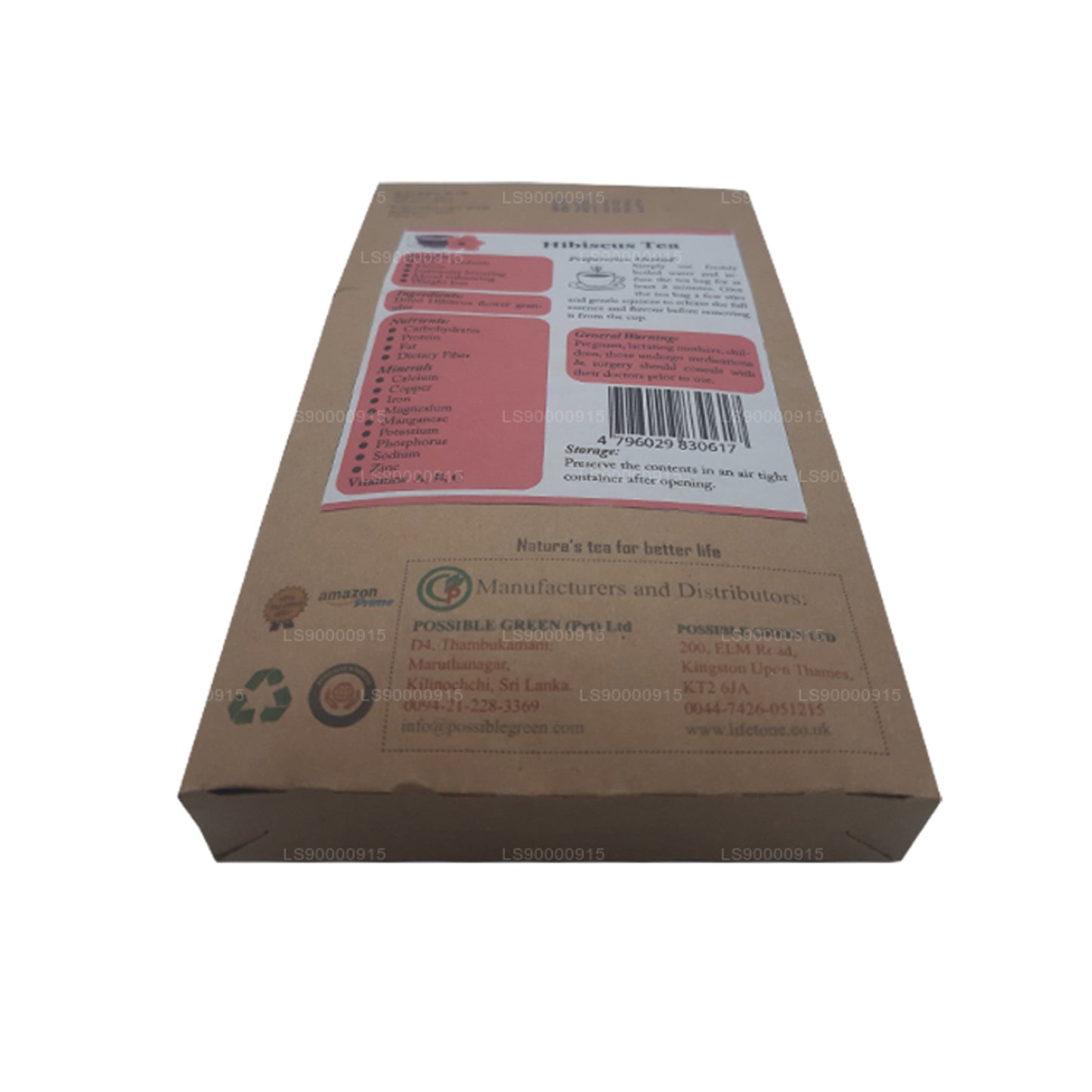 Lifetone Hibiscus Çiçek Çayı (30g)