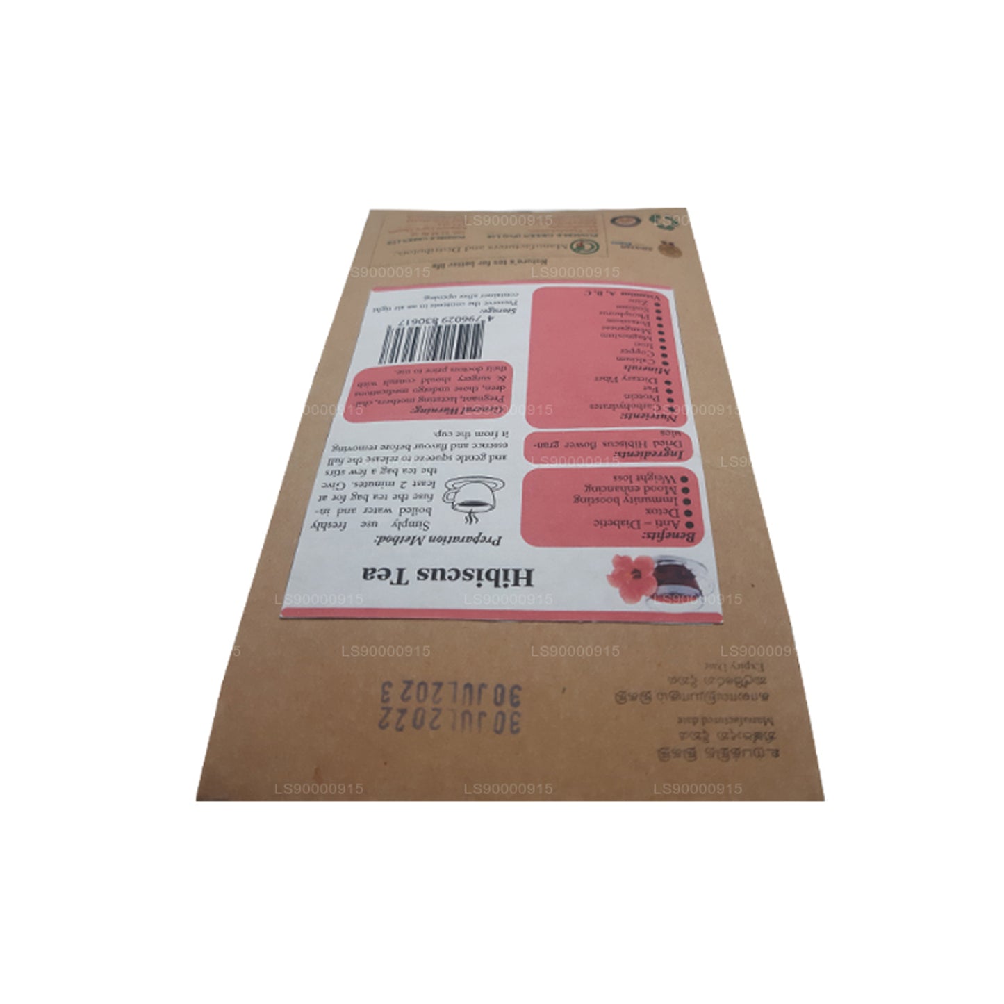 Lifetone Hibiscus Çiçek Çayı (30g)