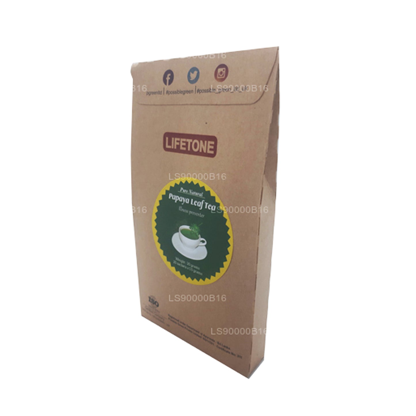 Lifetone Papaya Yaprağı Çay (30g)